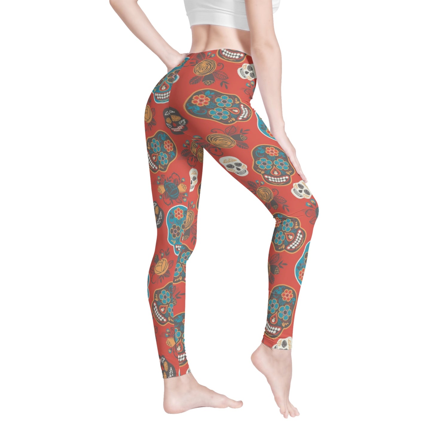 Halloween sugar skull Women's Leggings