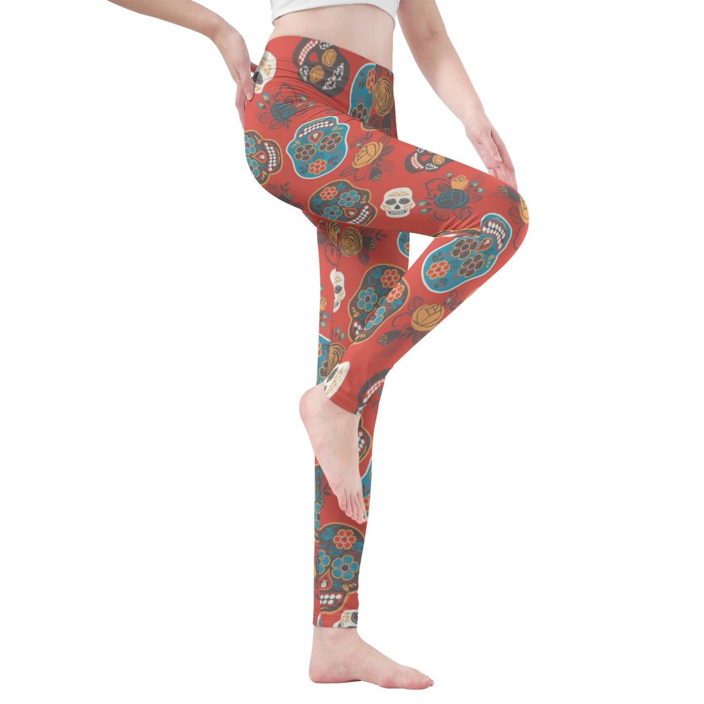 Halloween sugar skull Women's Leggings