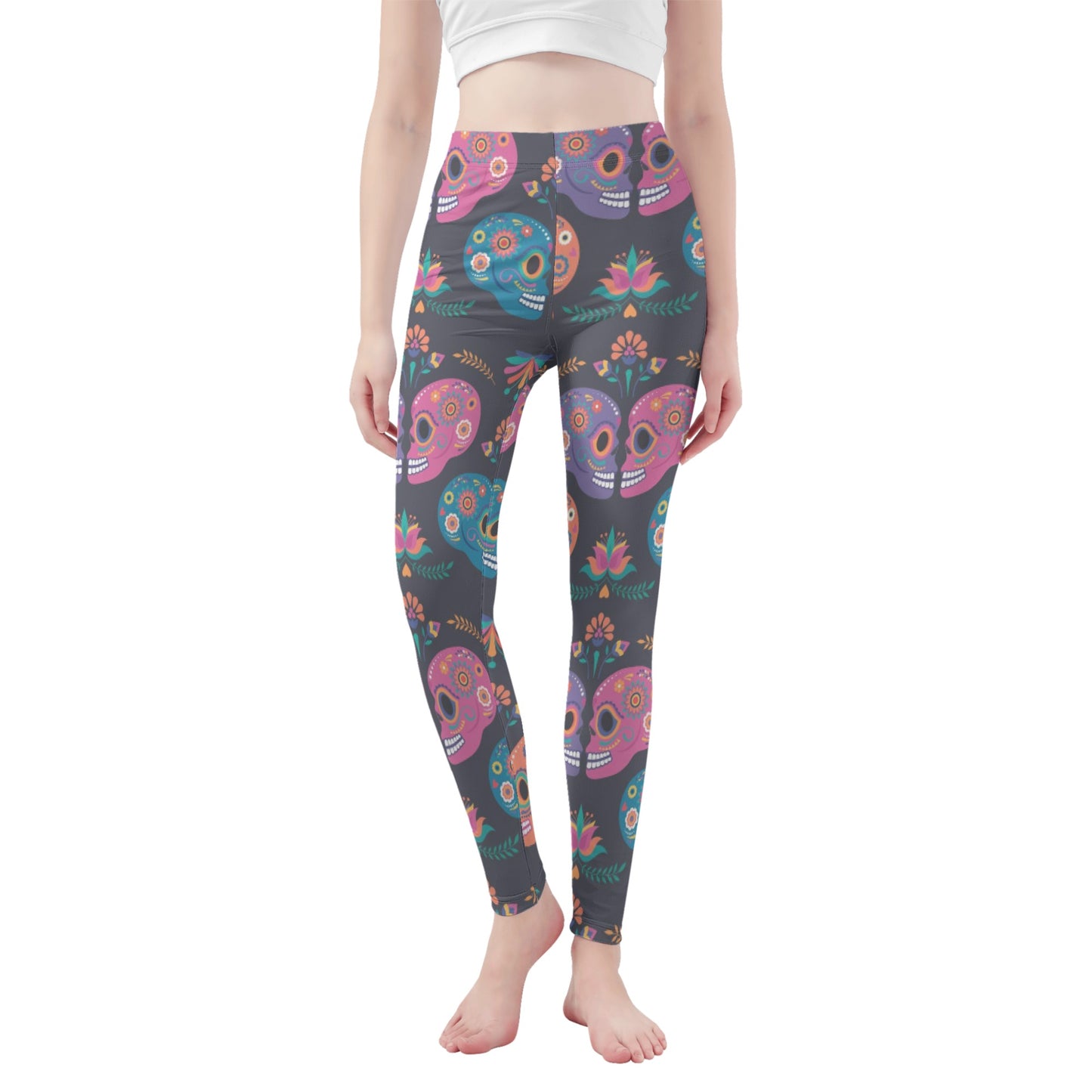 Candy sugar skull Women's Leggings