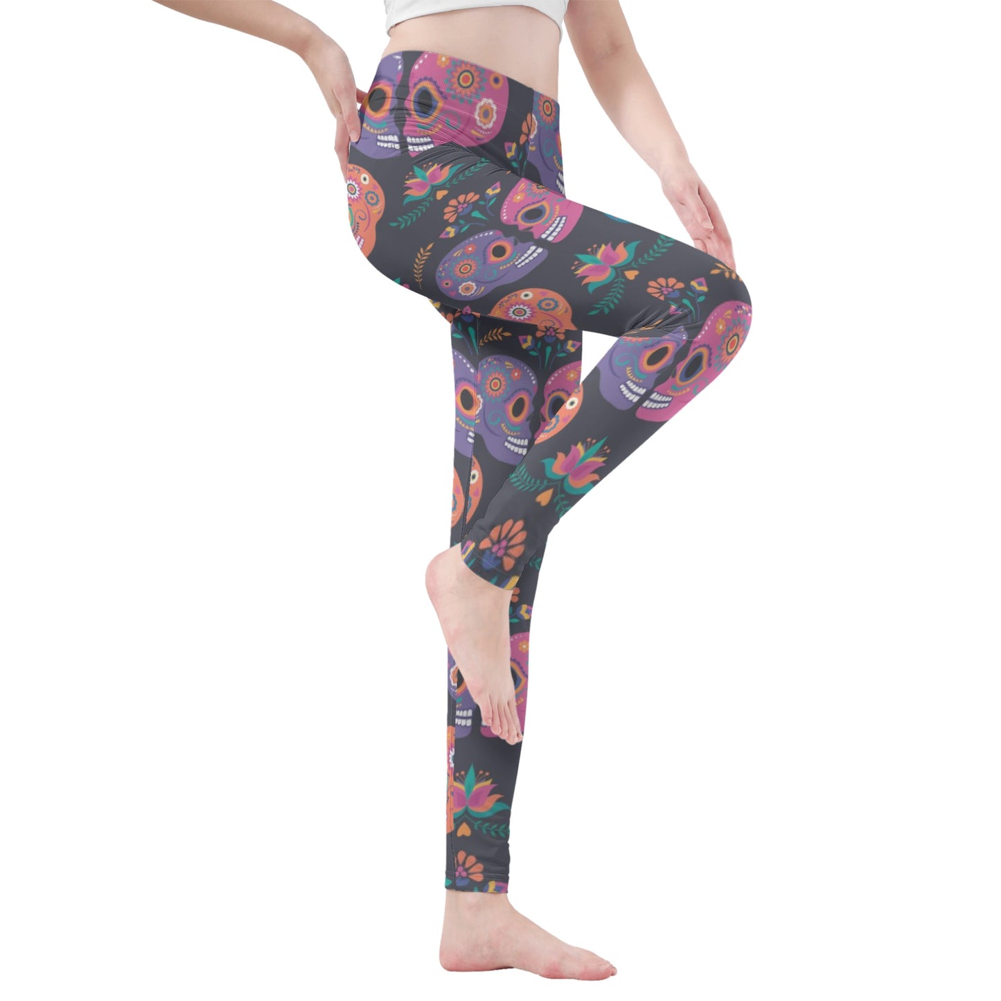 Candy sugar skull Women's Leggings