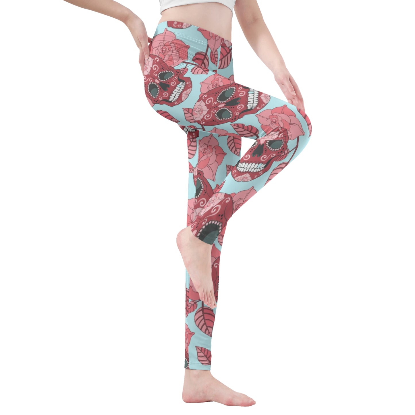 Sugar skull cinco de mayo Women's Leggings