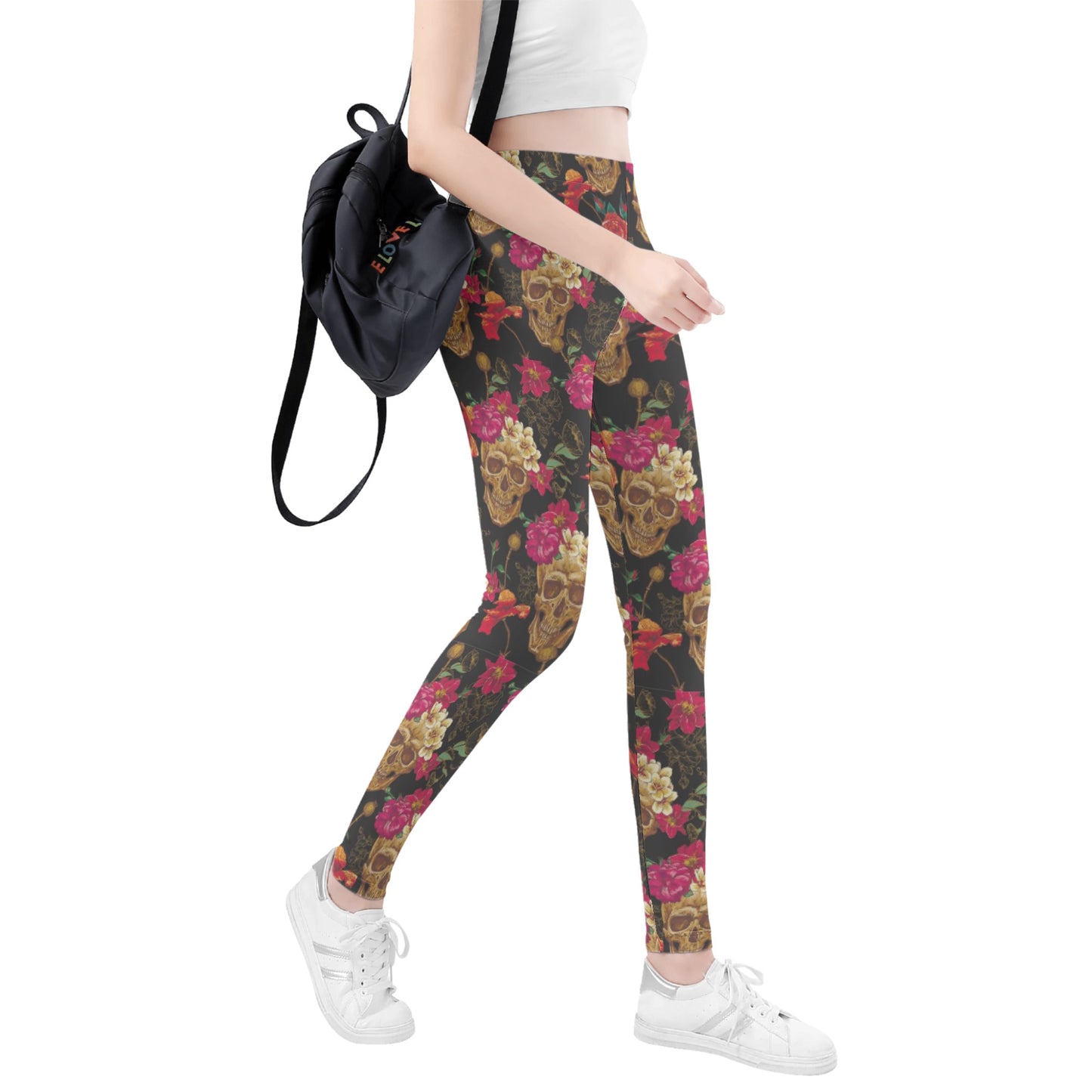 Dia de los muertos sugar skull Women's Leggings