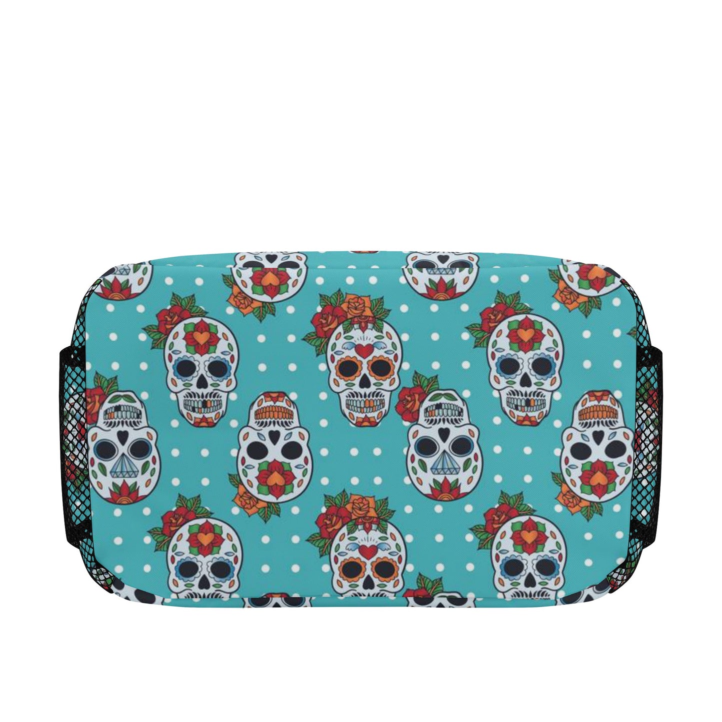 All Rose sugar skull pattern Over Printing Lunch Bag