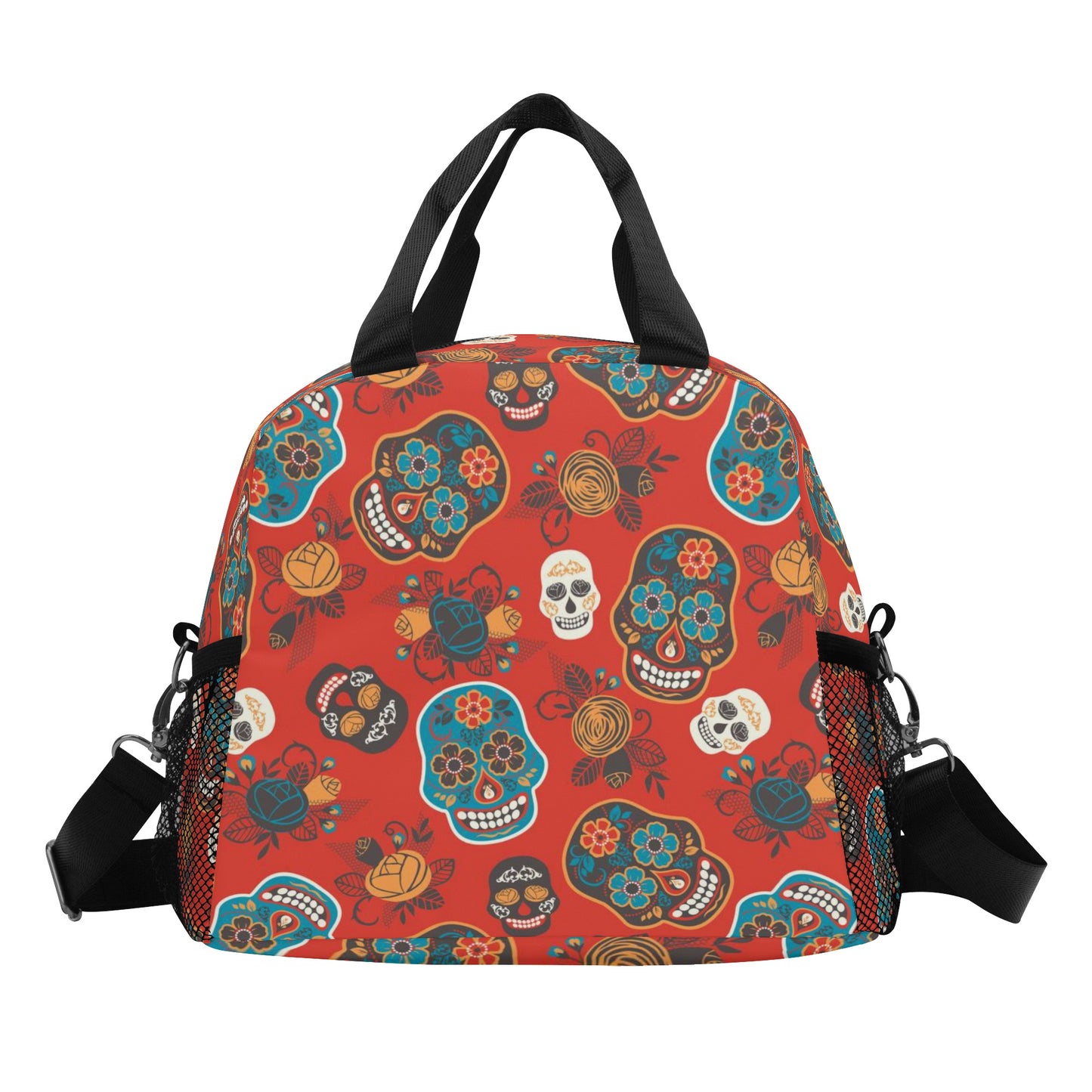 All Day of the dead pattern Over Printing Lunch Bag