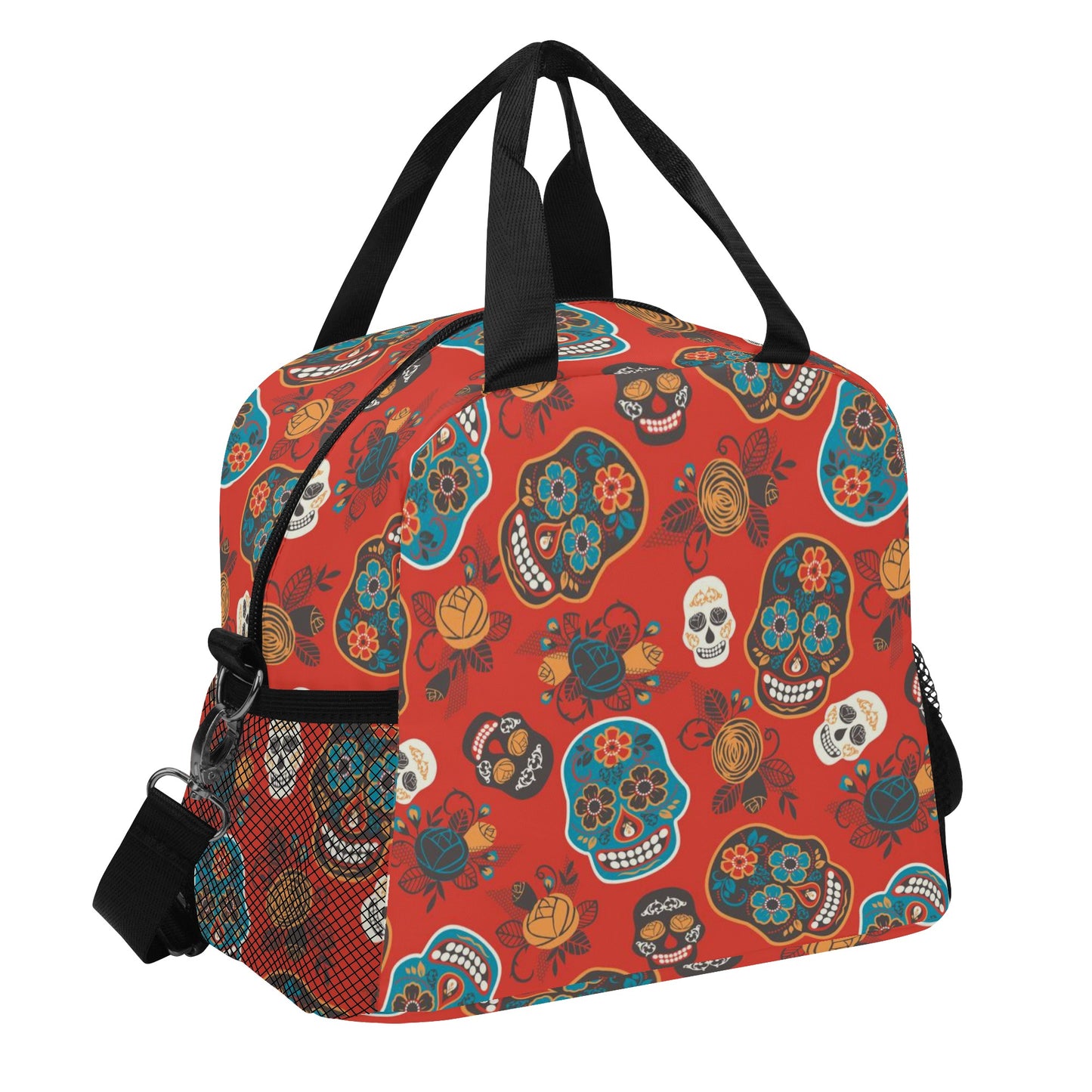 All Day of the dead pattern Over Printing Lunch Bag