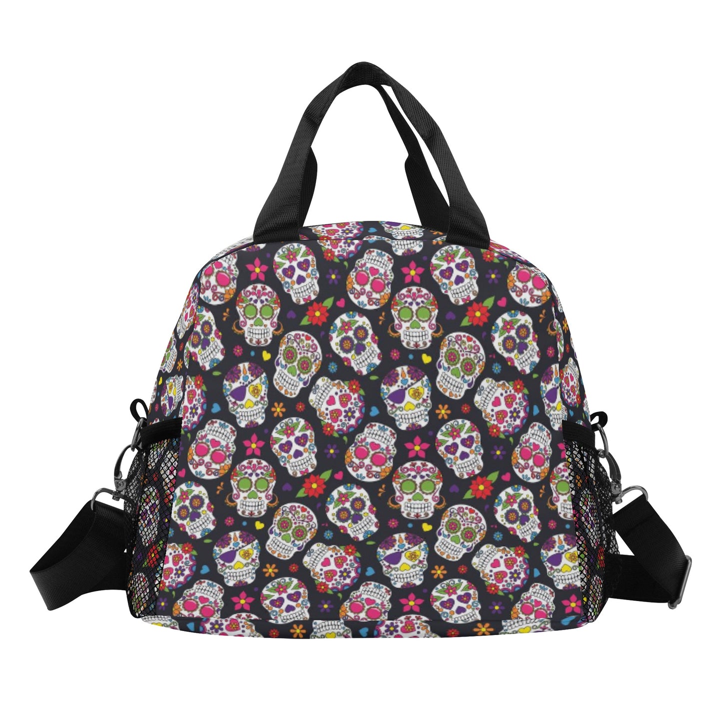 All Calaveras mexican skull pattern Over Printing Lunch Bag