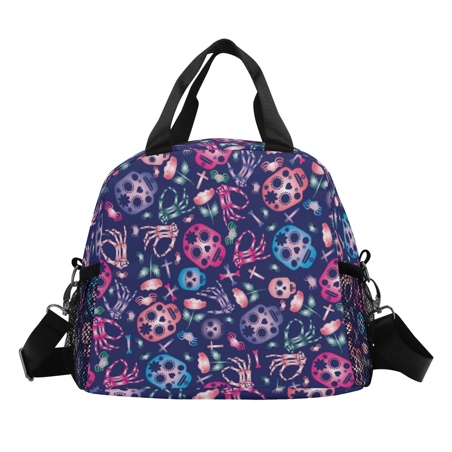 All Candy sugar skull mexican skull Over Printing Lunch Bag