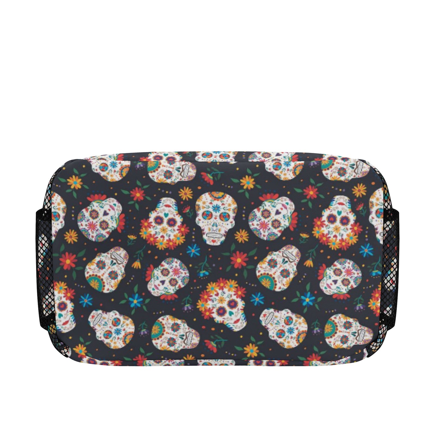 All Day of the dead sugar skull pattern Over Printing Lunch Bag