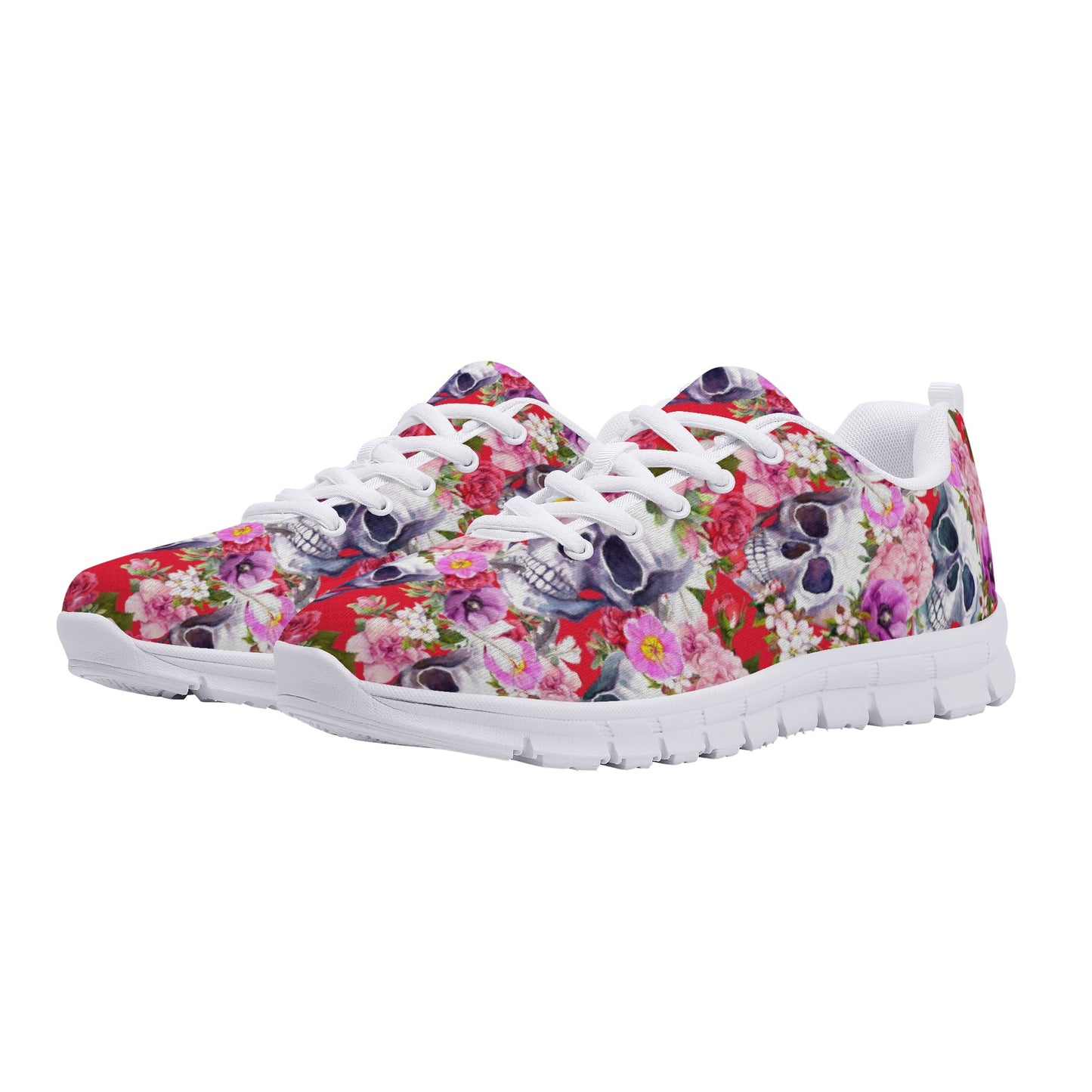 Sugar skull day of the dead pattern Women's Running Shoes