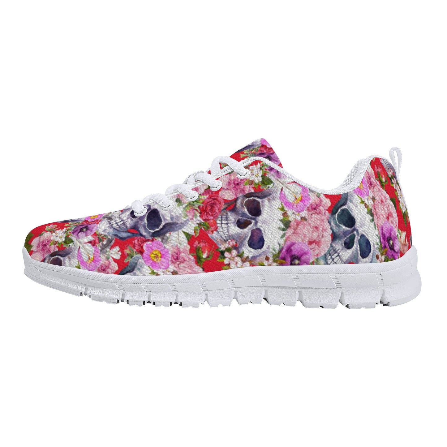 Sugar skull day of the dead pattern Women's Running Shoes