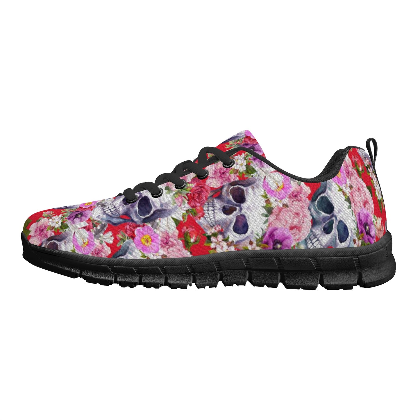 Sugar skull day of the dead pattern Women's Running Shoes