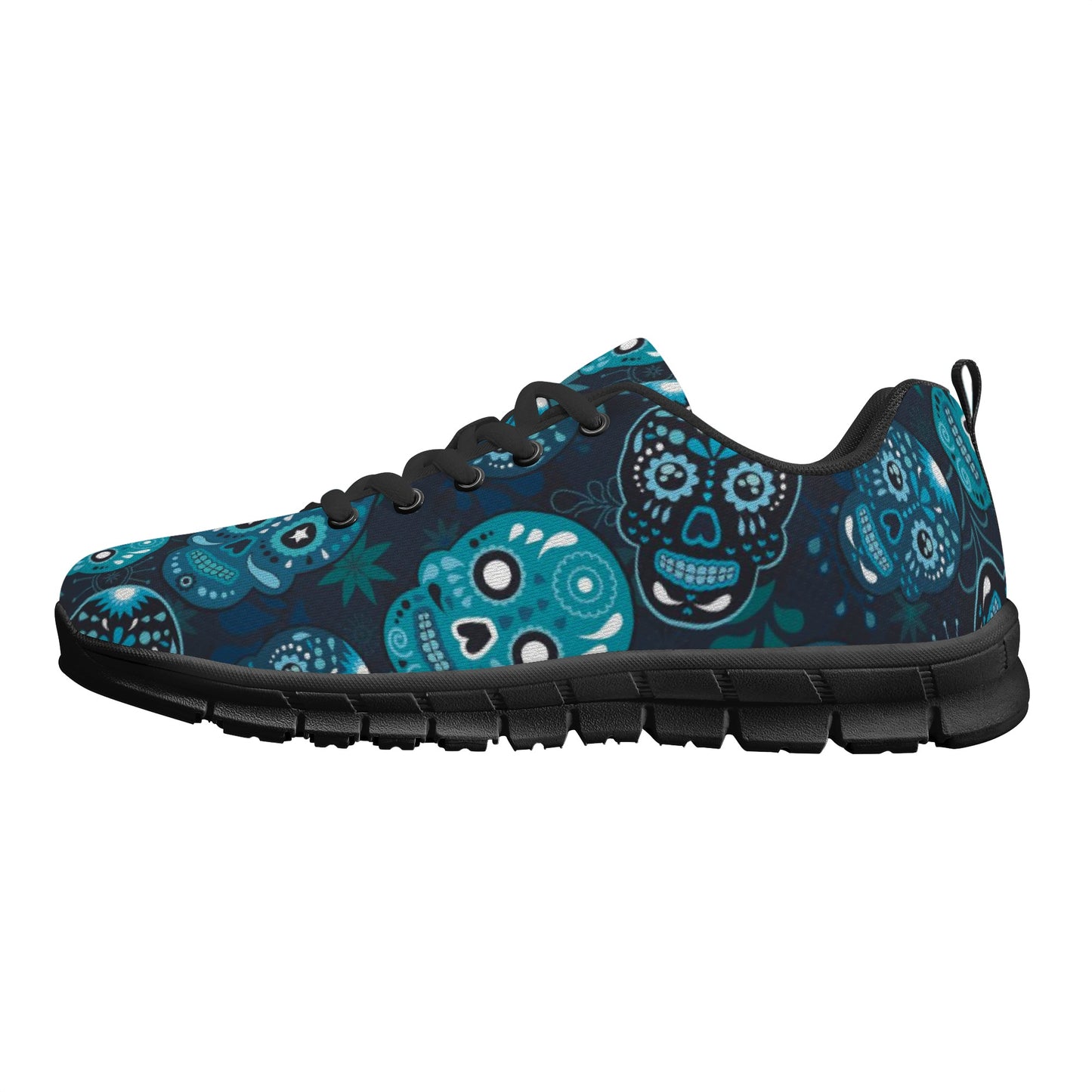 Sugar skull day of the dead pattern Women's Running Shoes