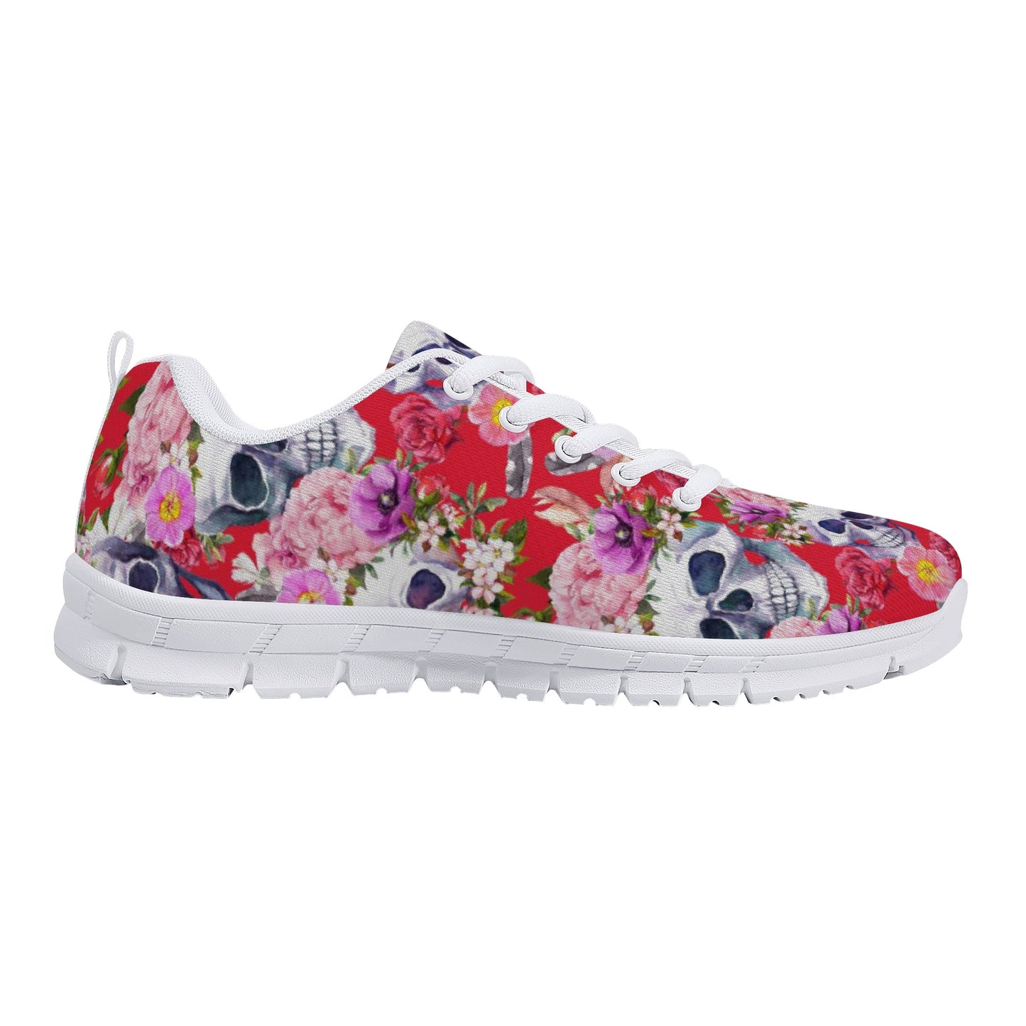 Sugar skull day of the dead pattern Women's Running Shoes