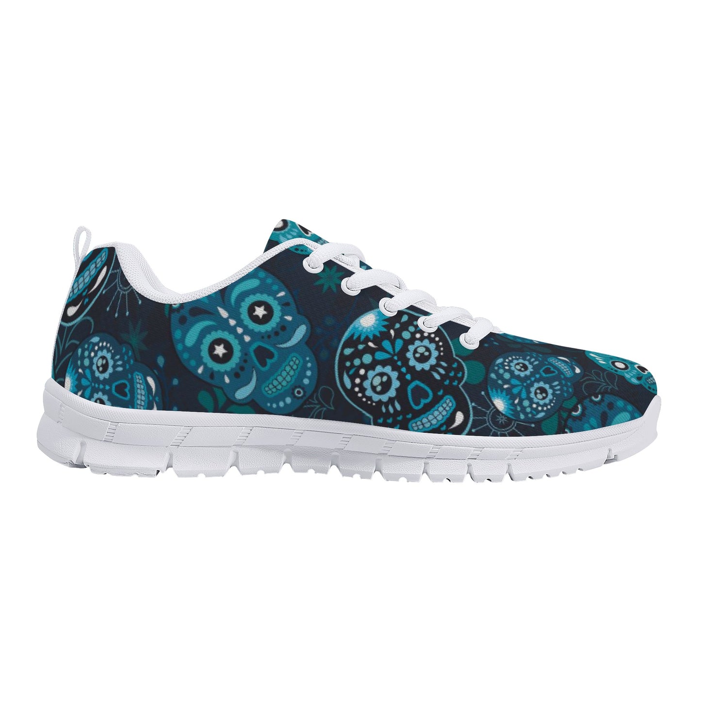 Sugar skull day of the dead pattern Women's Running Shoes