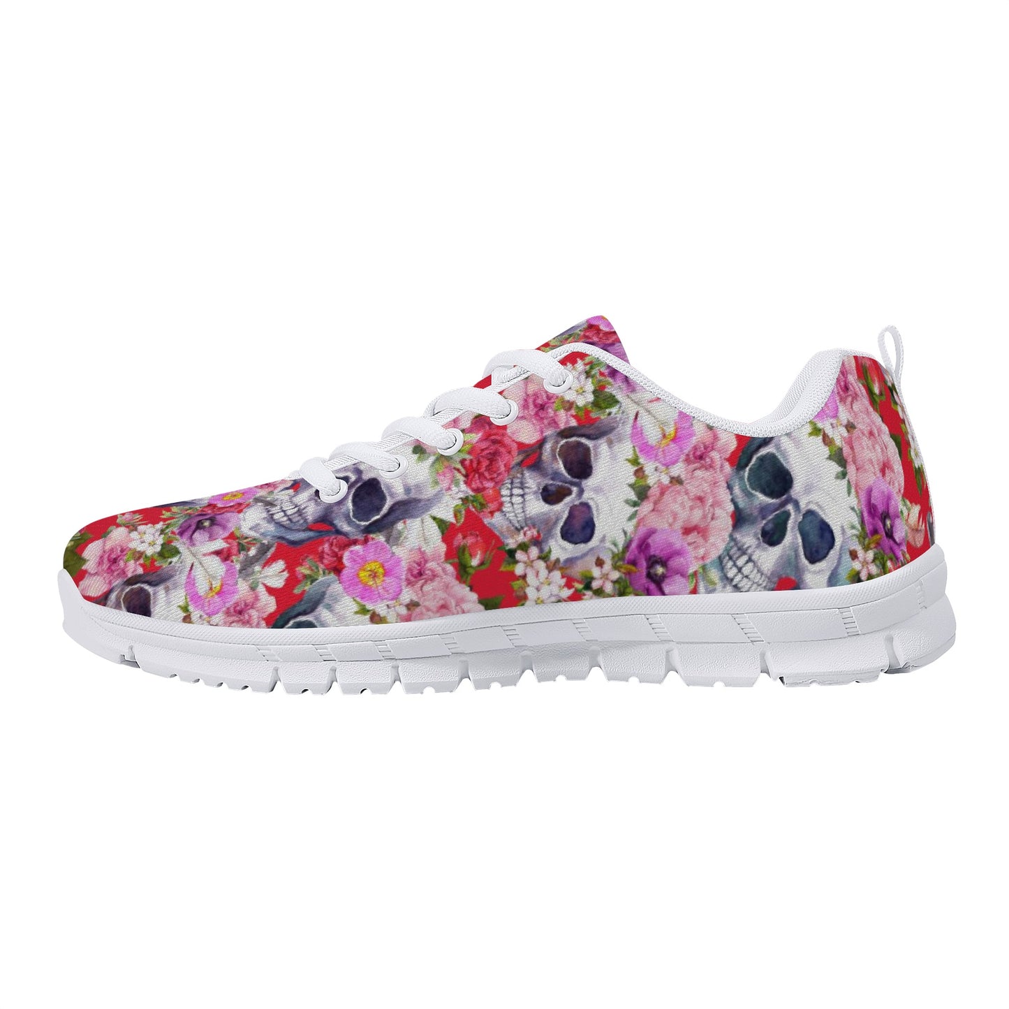 Sugar skull day of the dead pattern Women's Running Shoes