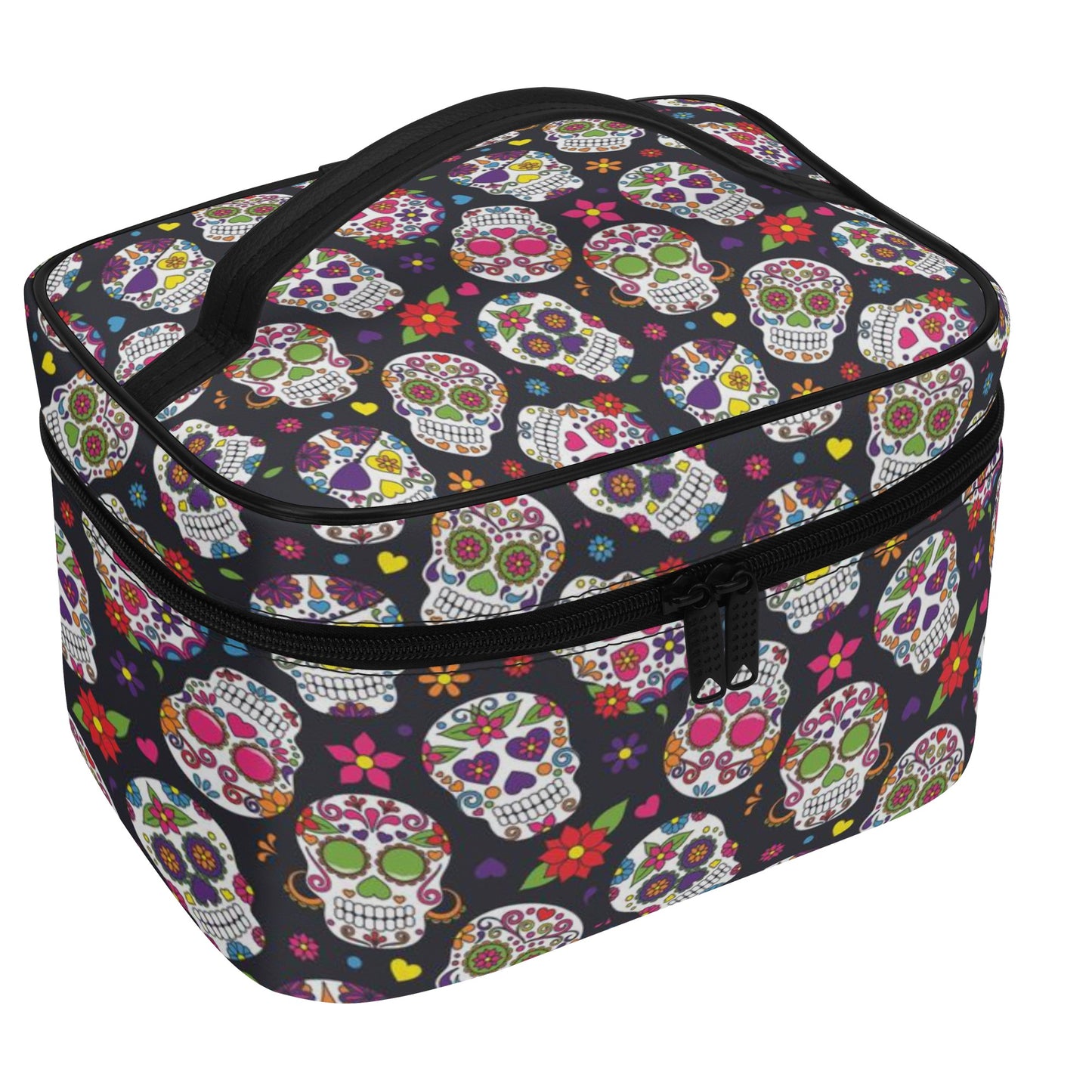 All Over Printing Leather Cosmetic Bag