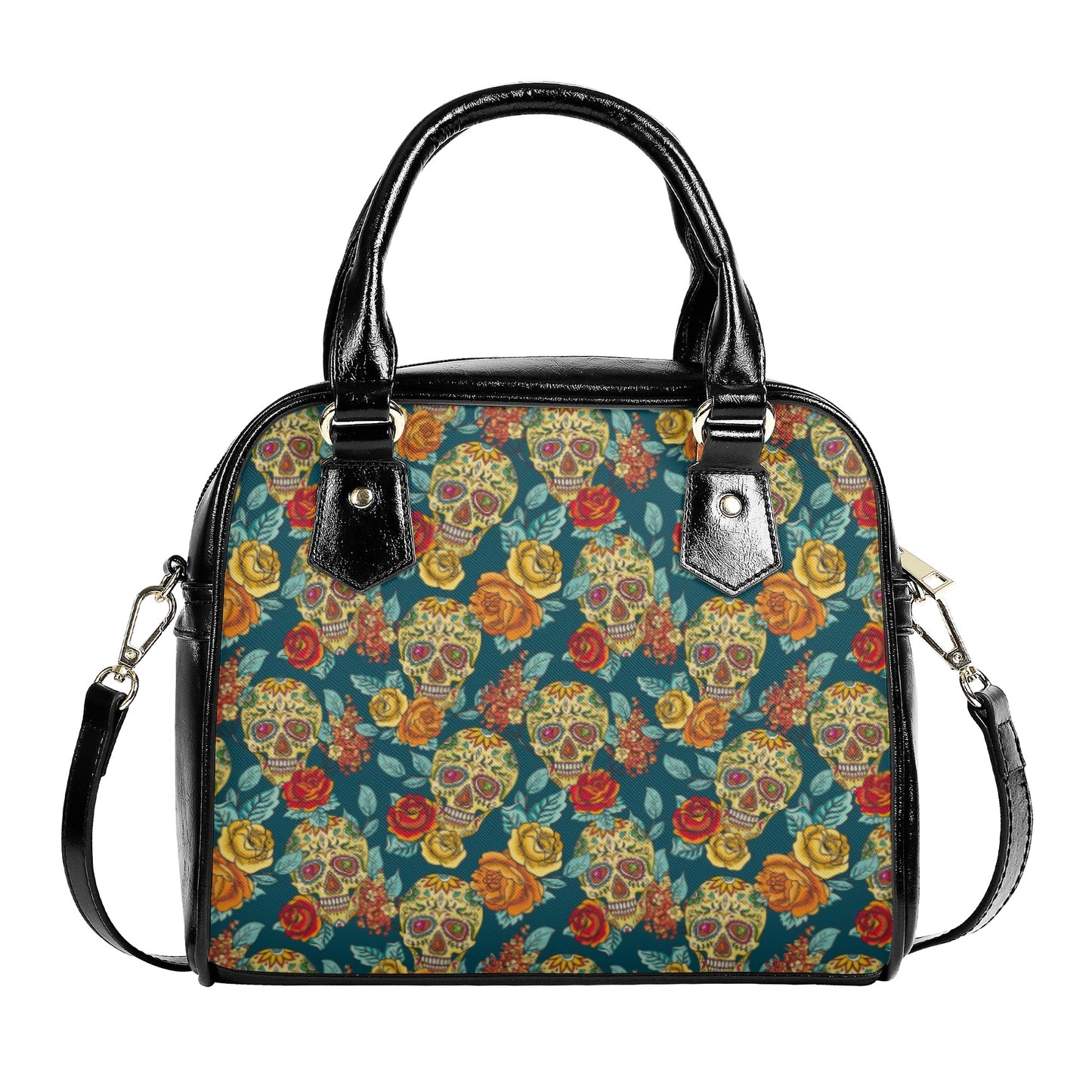 Day of the dead sugar skull Shoulder Handbag