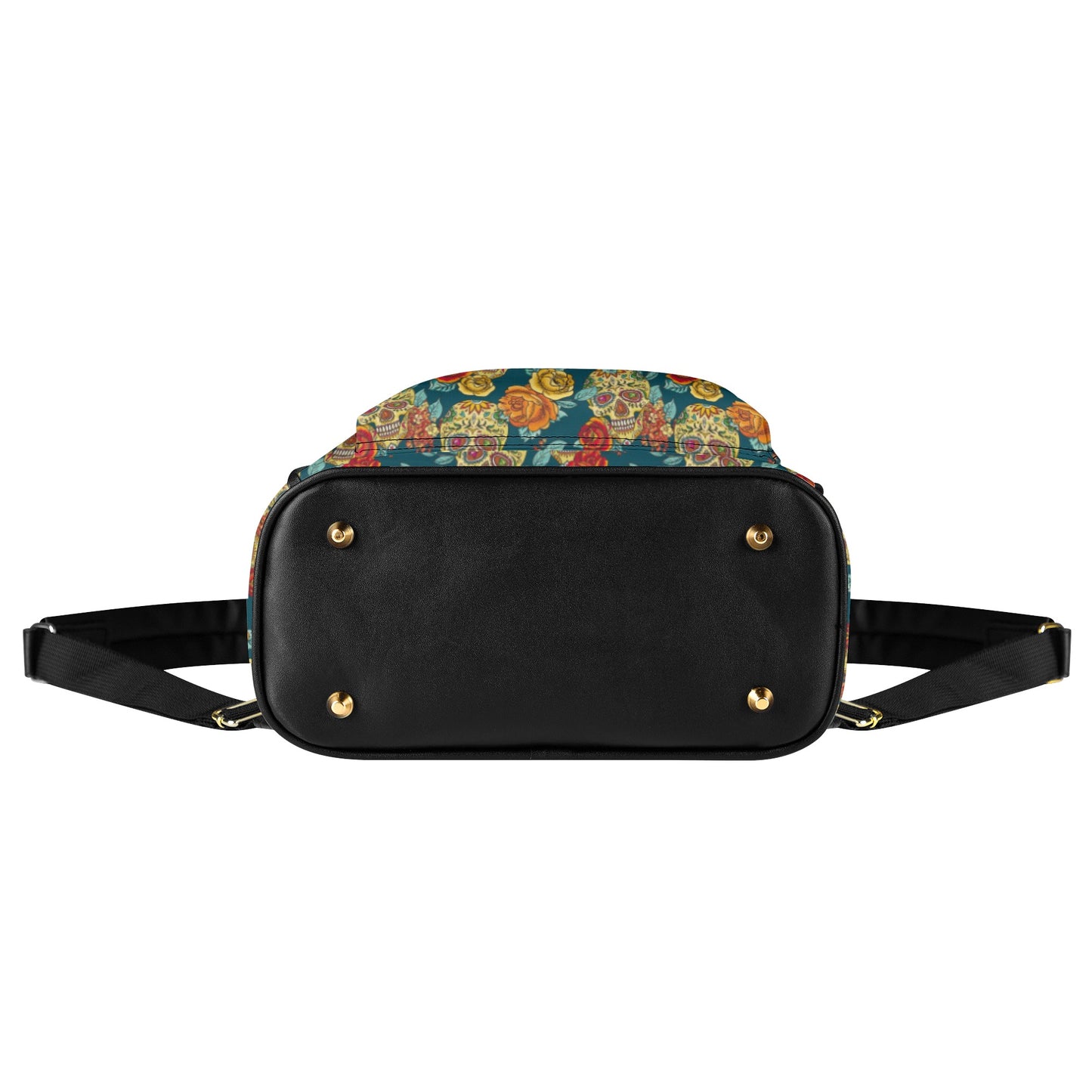 Day of the dead sugar skull Women's Casual PU Backpack