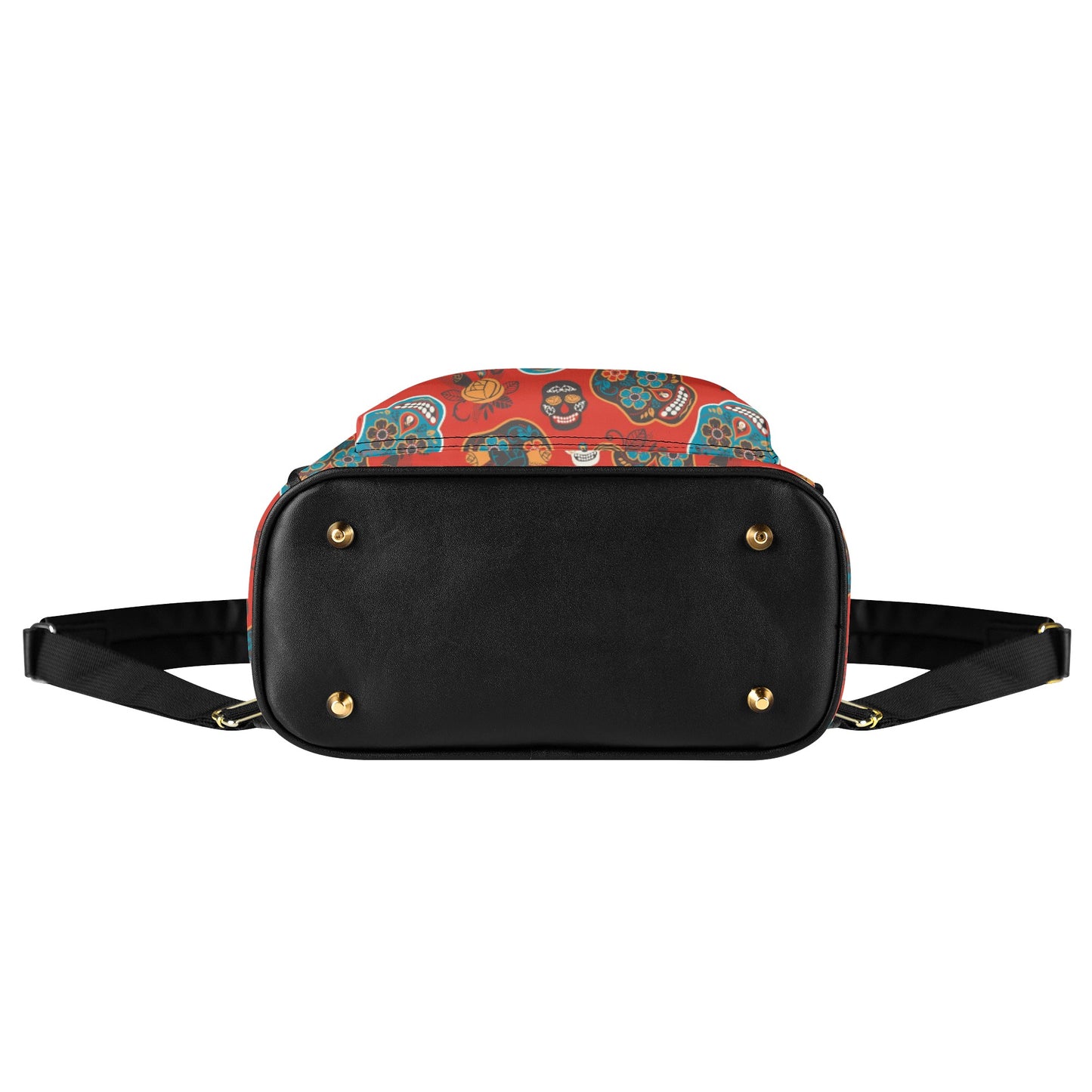 Day of the dead sugar skull Women's Casual PU Backpack