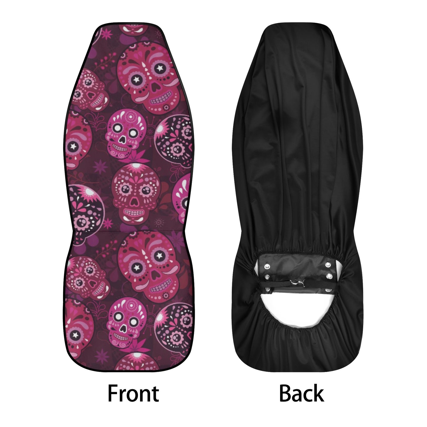 Day of the dead sugar skull Halloween Car Seat Cover Set