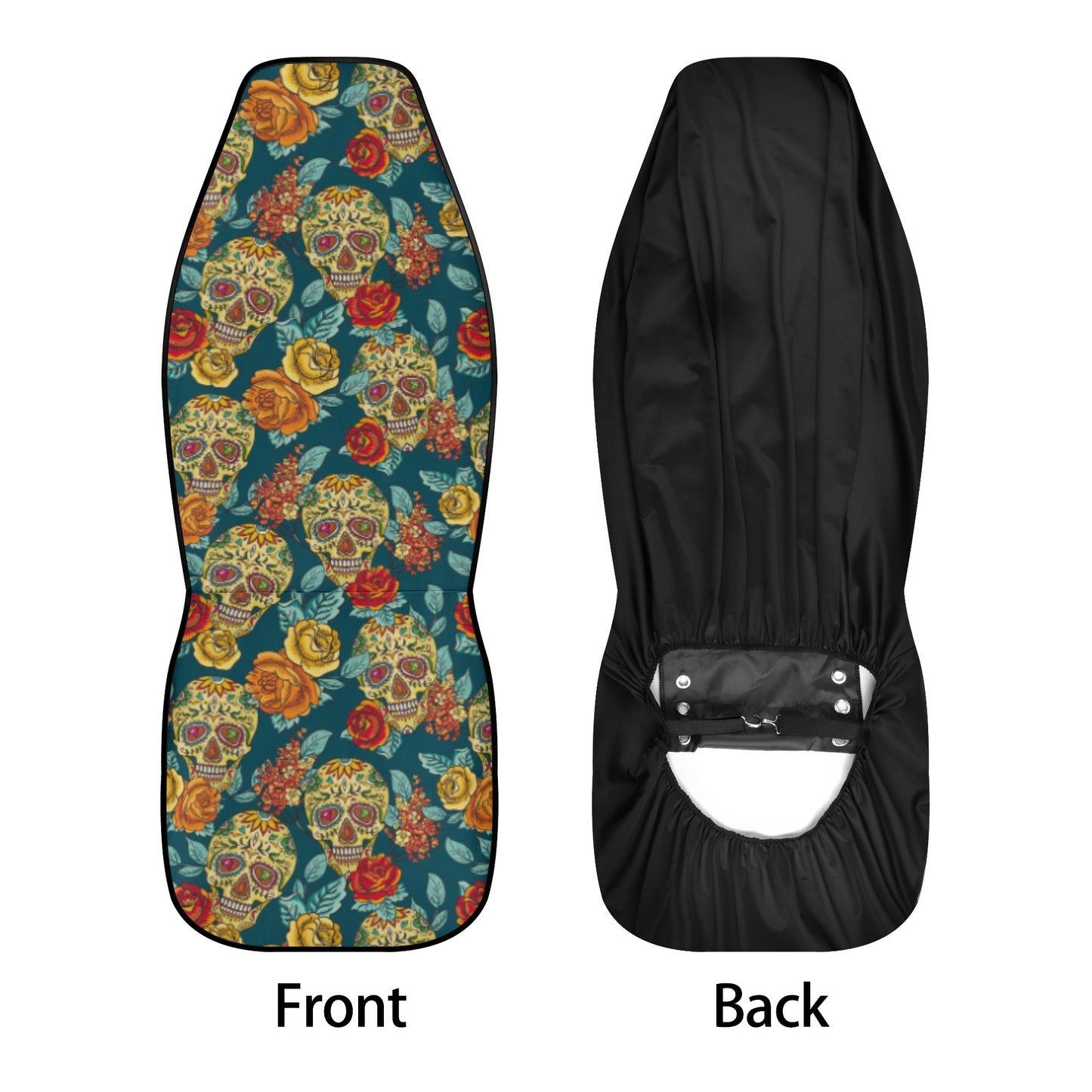 Sugar skull Day of the dead Mexican skull Car Seat Cover Set