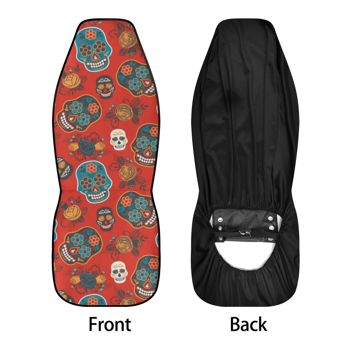 Day of the dead sugar skull Halloween Car Seat Cover Set