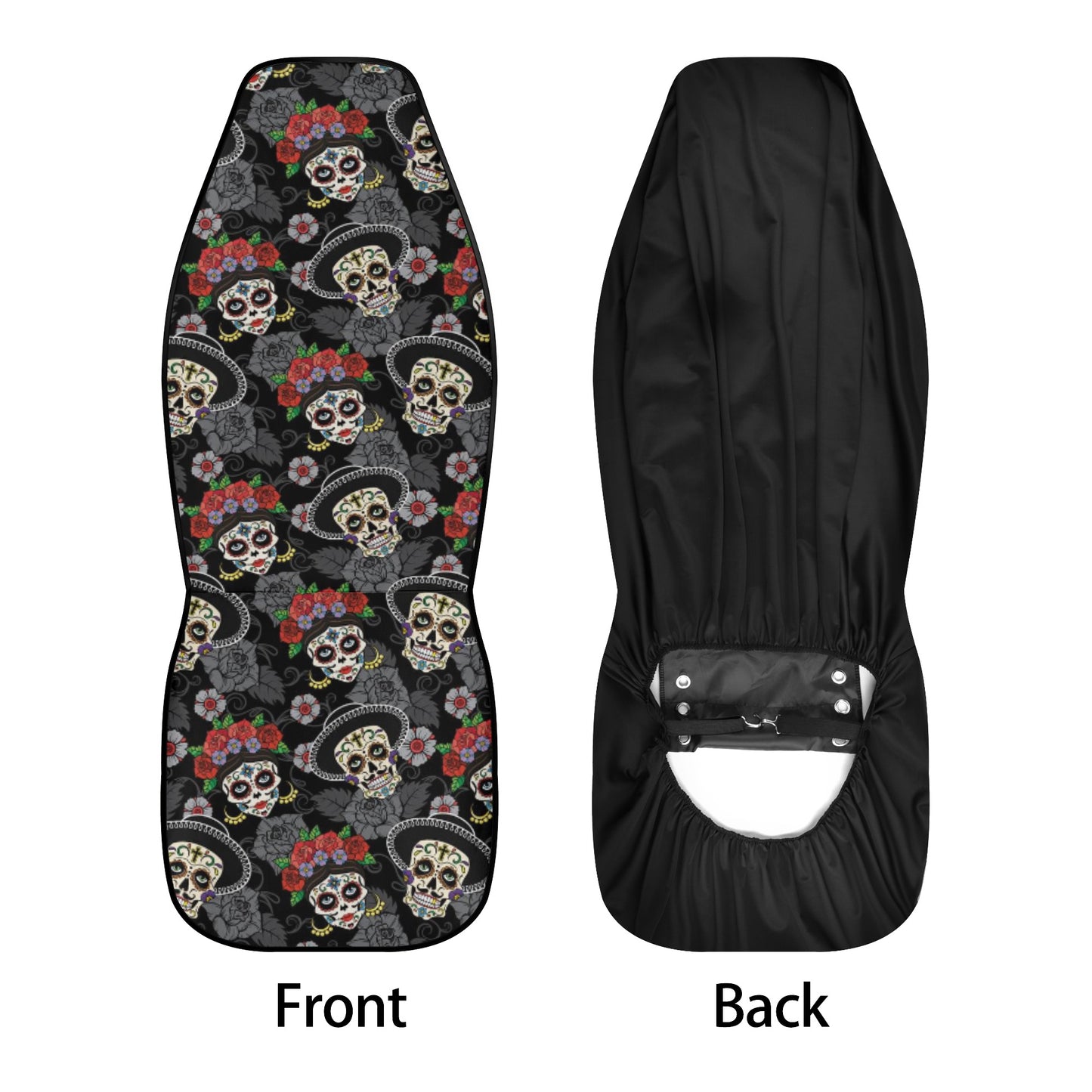 Sugar skull Day of the dead Mexican skull Car Seat Cover Set