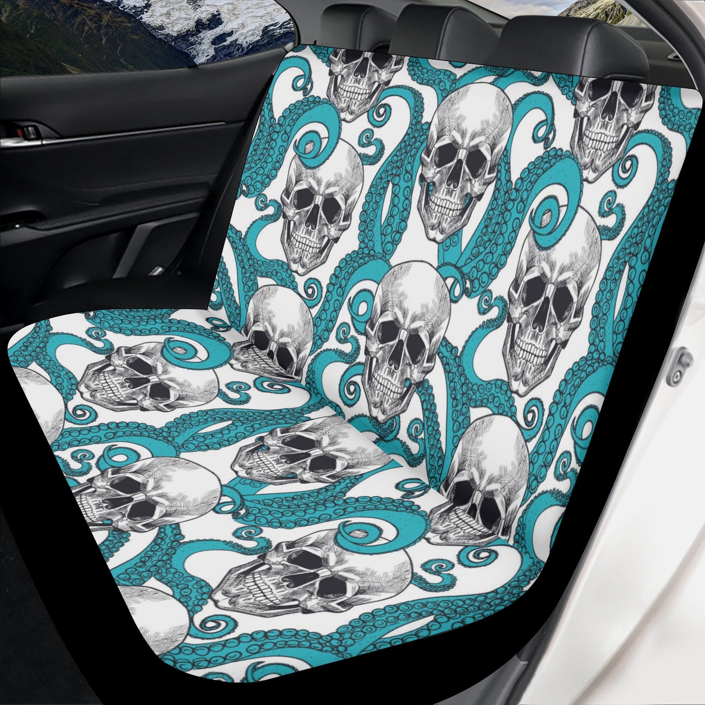 Sugar skull Day of the dead Mexican skull Car Seat Cover Set