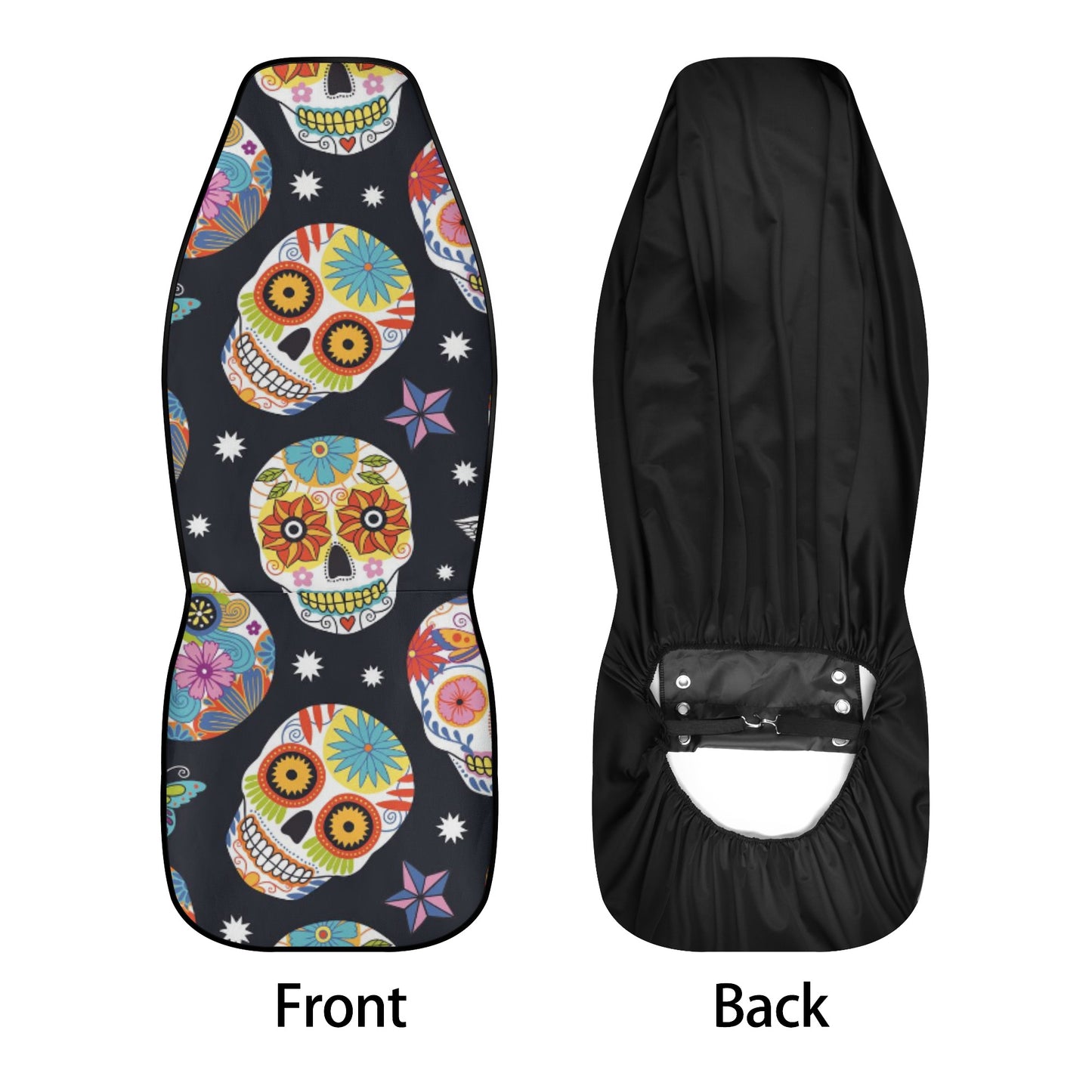 Sugar skull Day of the dead Mexican skull Car Seat Cover Set