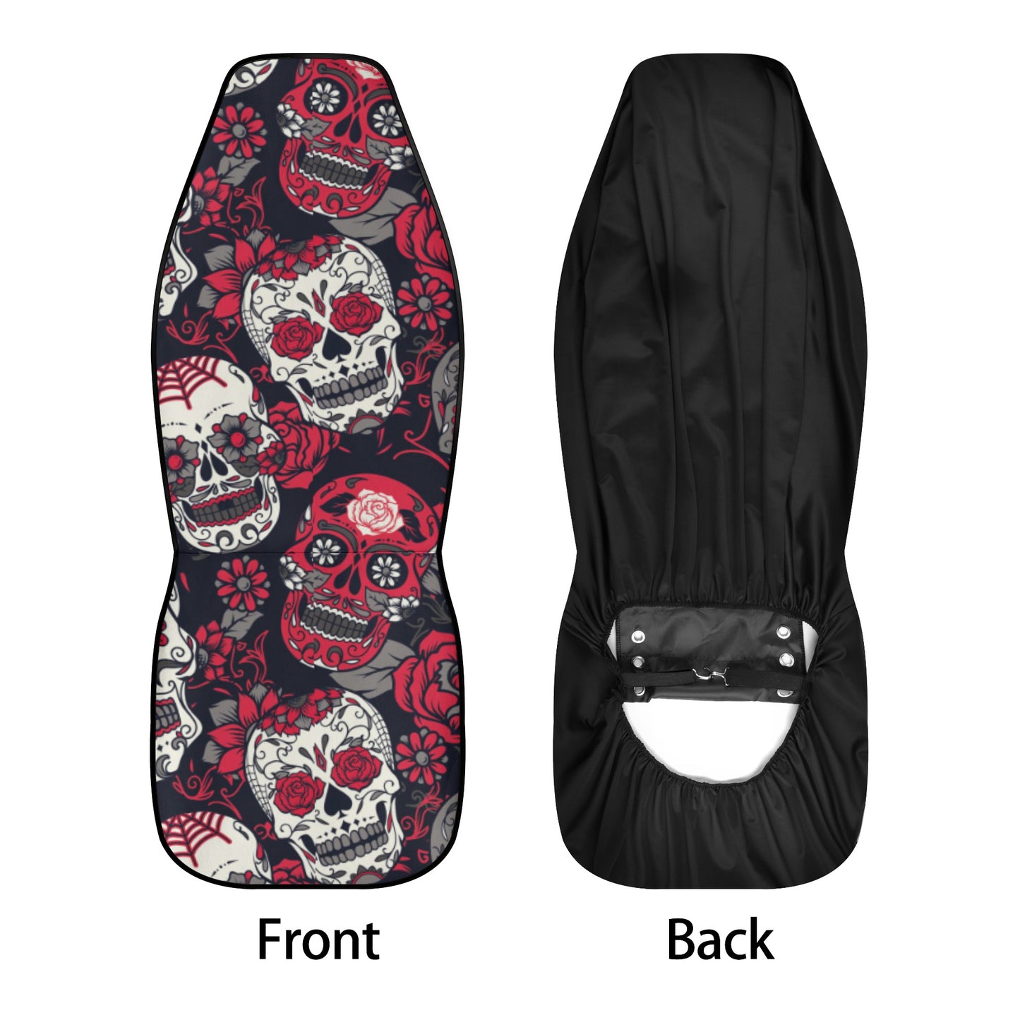Sugar skull Day of the dead Mexican skull Car Seat Cover Set
