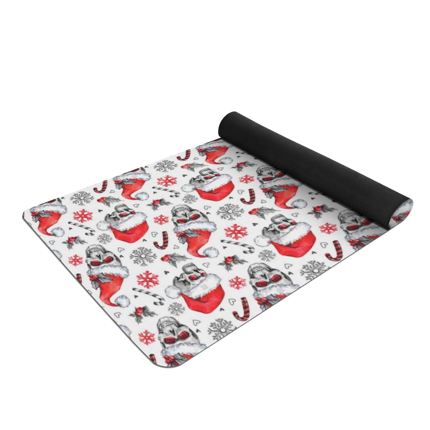 Sugar skull day of the dead Rubber Yoga Mat