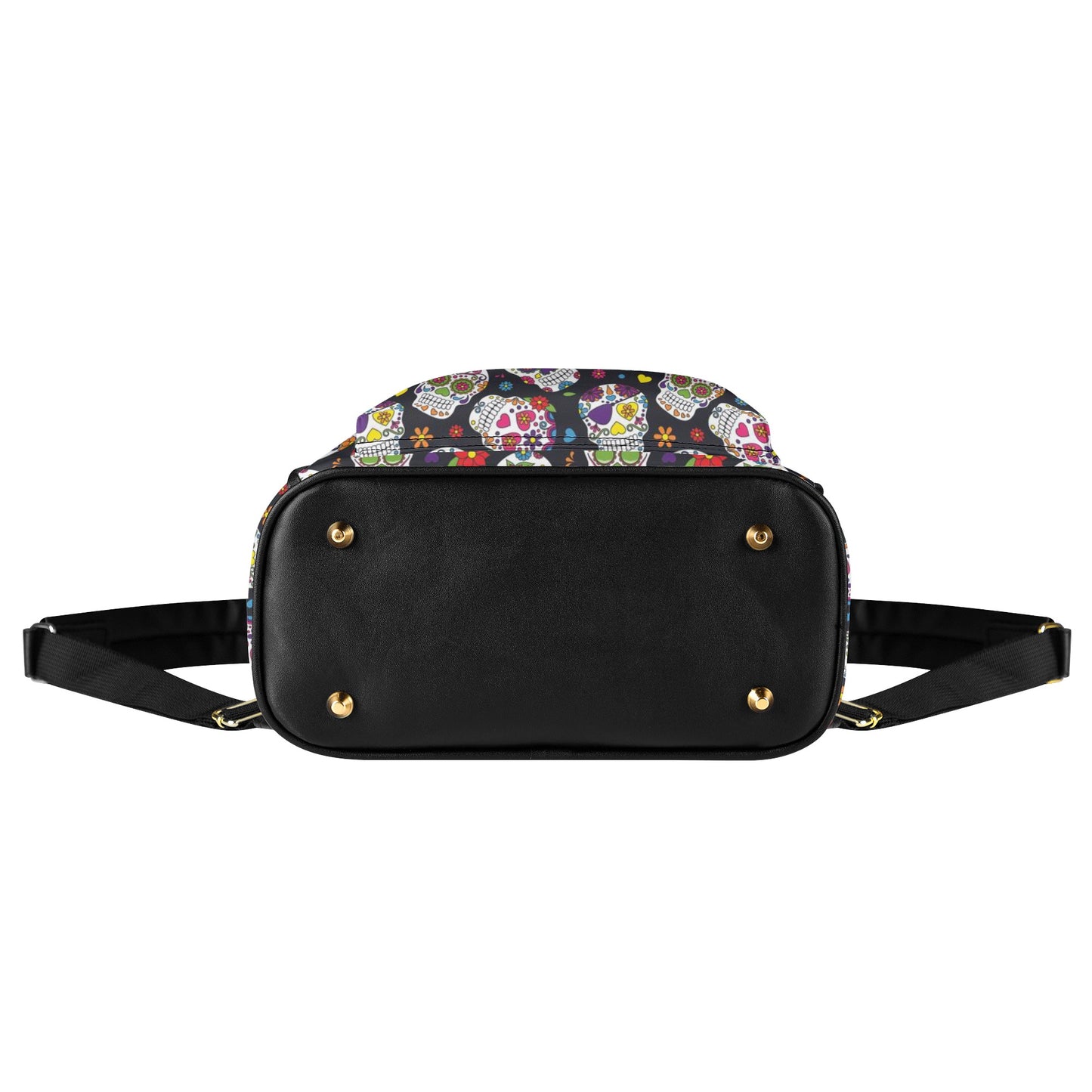 Day of the dead sugar skull Women's Casual PU Backpack