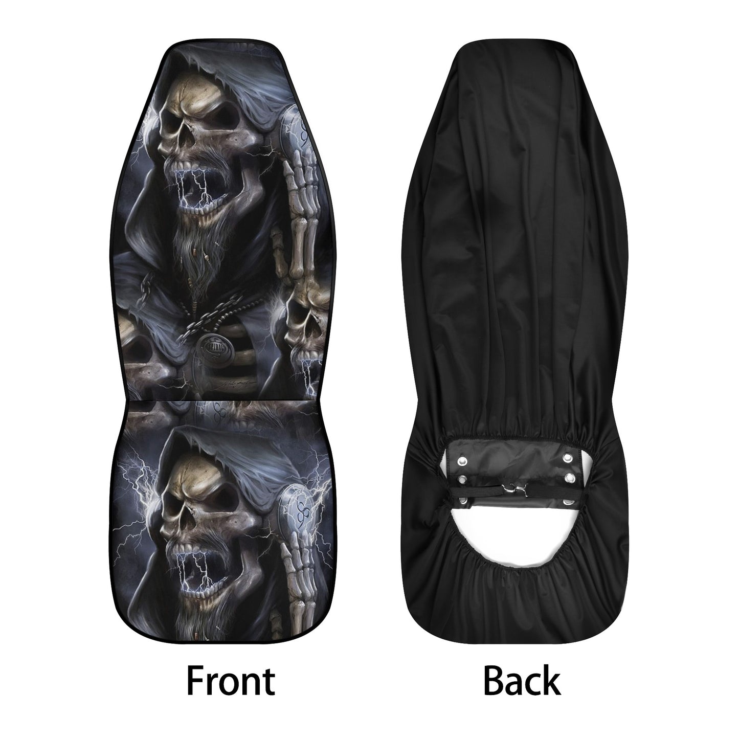 Skeleton car seat protector, skull rug mat for car, floral skull rug for car, biker skull car seat cover full set, death skull rug mat for c