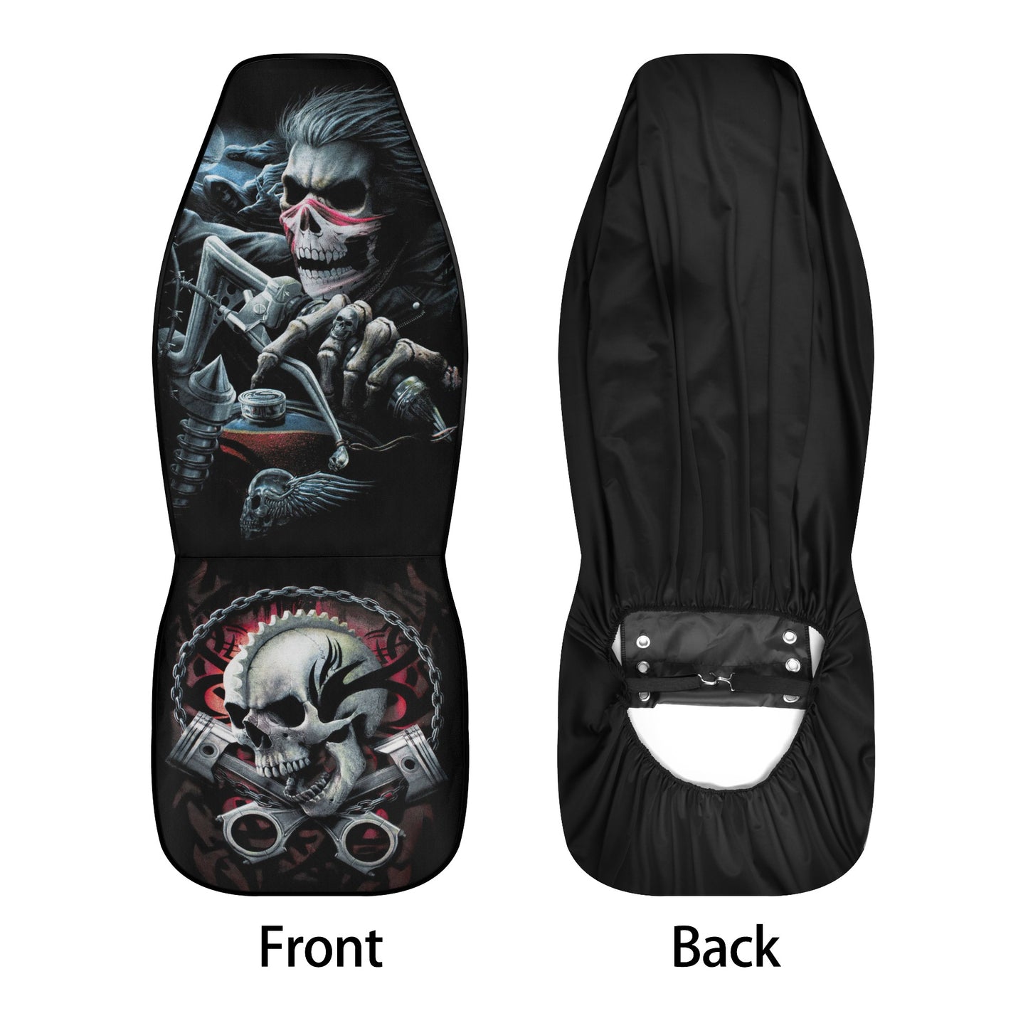 Rose skull floor mat for car, gothic skull washable car seat covers, skull in fire car seat cover, grim reaper car rug, skull in fire car ma