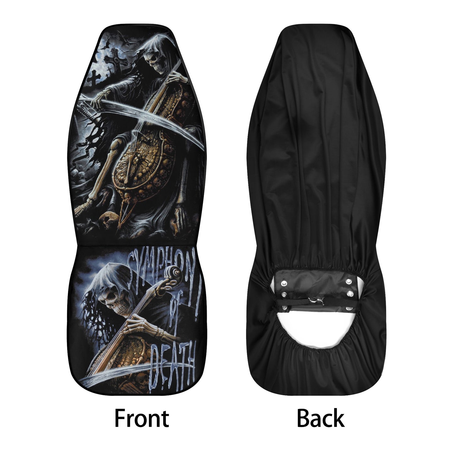 Horror mat for vehicles, biker skull car tool, halloween floor mat for car, flame skull car protector, motorcycle skull car accessories, sku