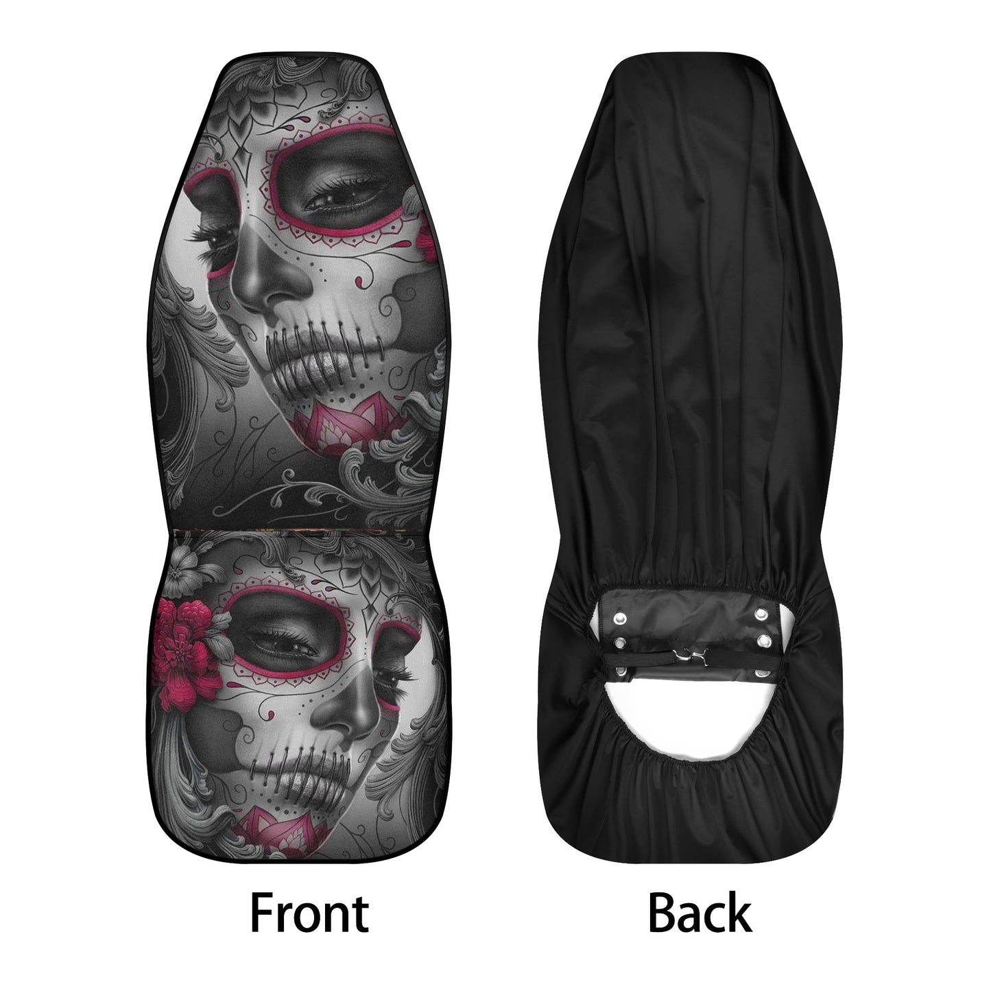 Sugar skull girl car seat protector, cinco de mayo skull car seat cover full set, sugar skull car seat , mexican skull car seat cover full s
