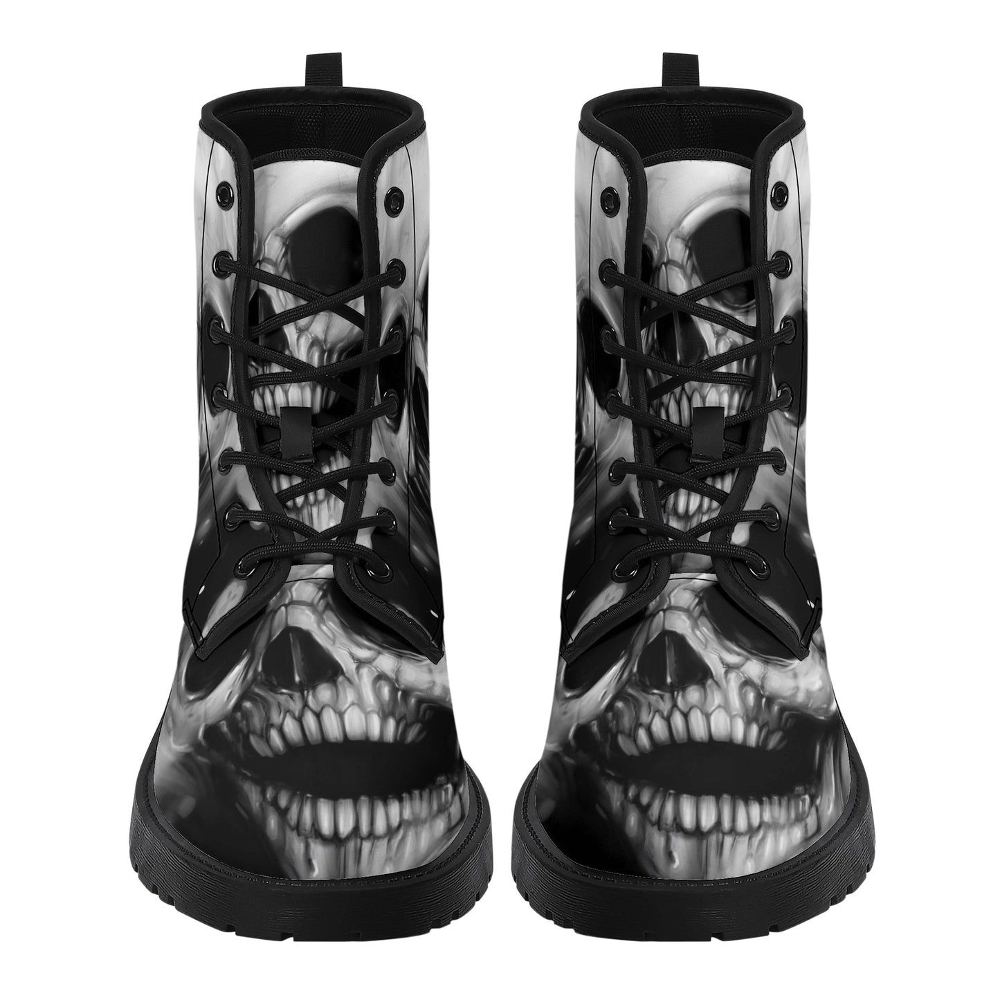 Gothic skull boots, sugar skull boots, Halloween skeleton boots, grim reaper boots