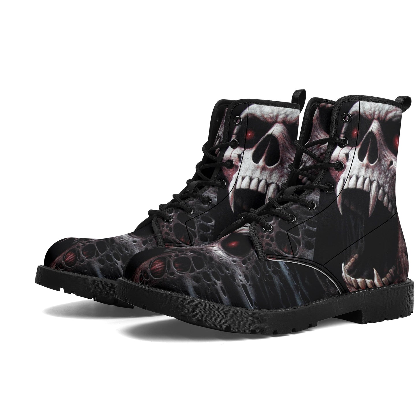 Gothic skull boots, sugar skull boots, Halloween skeleton boots, grim reaper boots