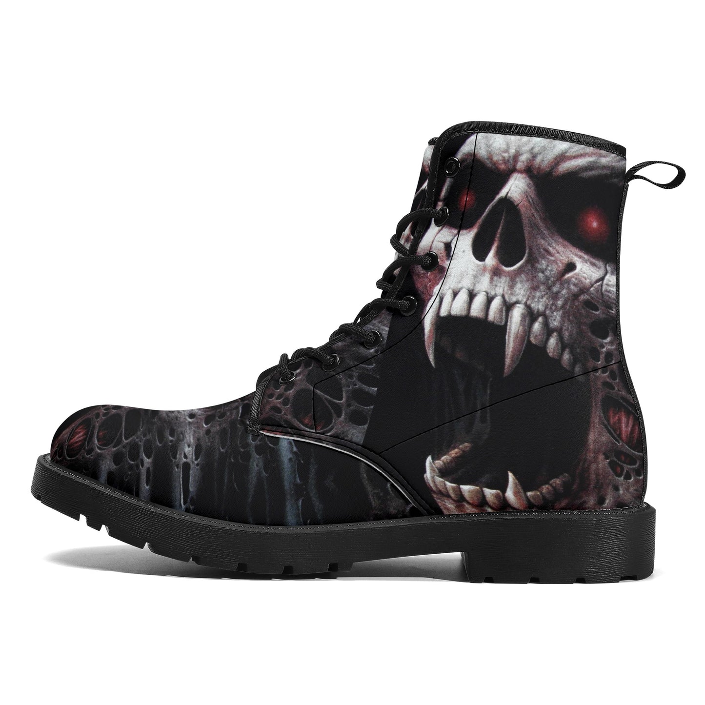 Gothic skull boots, sugar skull boots, Halloween skeleton boots, grim reaper boots