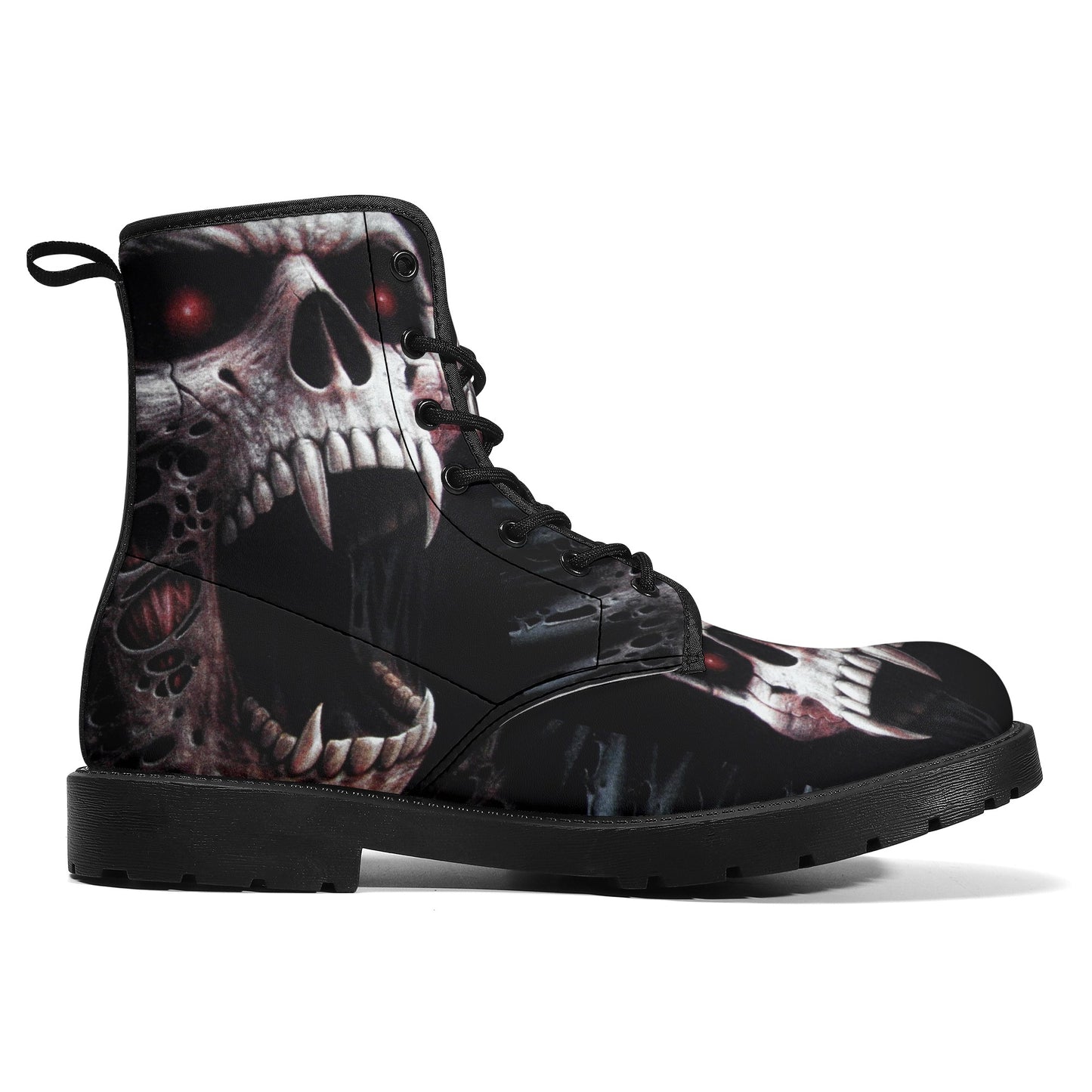 Gothic skull boots, sugar skull boots, Halloween skeleton boots, grim reaper boots