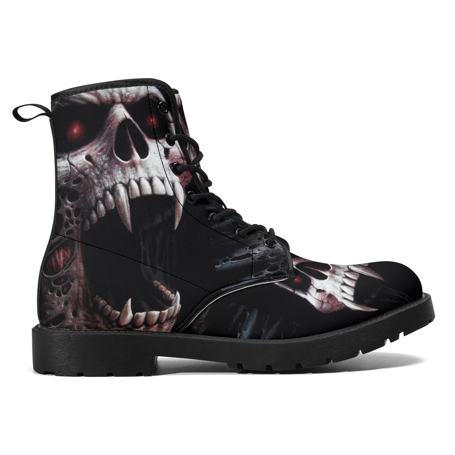 Gothic skull boots, sugar skull boots, Halloween skeleton boots, grim reaper boots