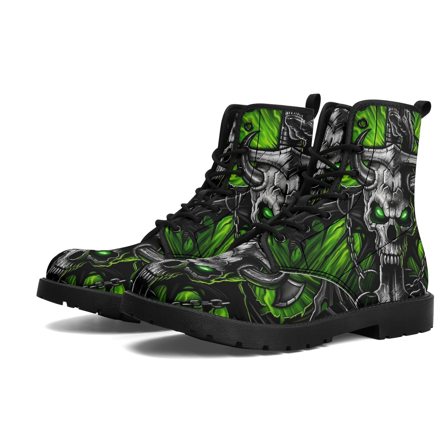 Gothic skull boots, sugar skull boots, Halloween skeleton boots, grim reaper boots