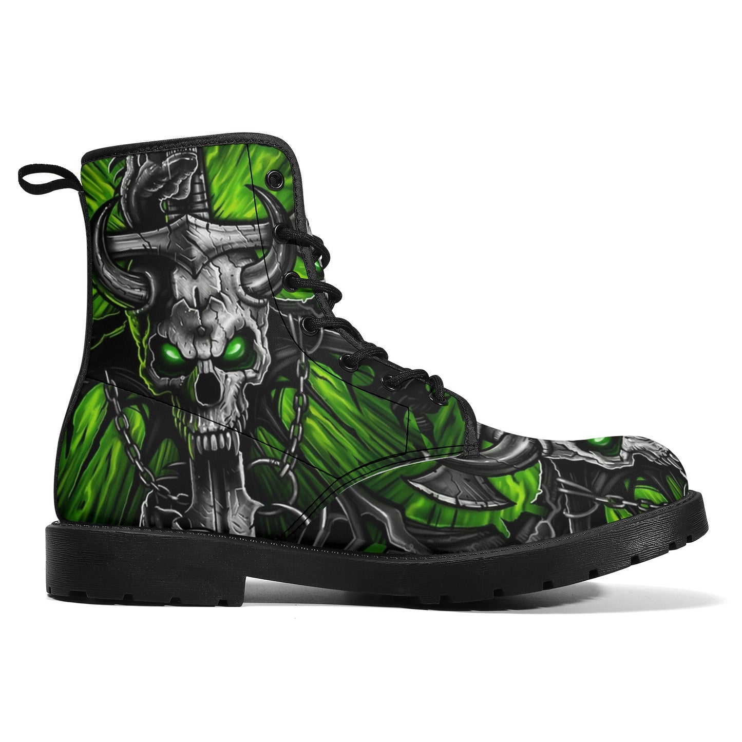 Gothic skull boots, sugar skull boots, Halloween skeleton boots, grim reaper boots