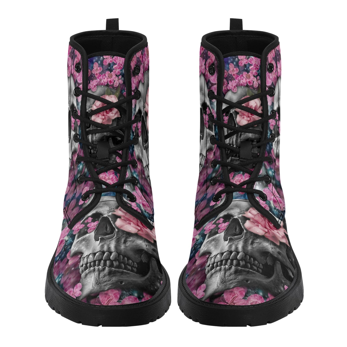 Gothic skull boots, sugar skull boots, Halloween skeleton boots, grim reaper boots