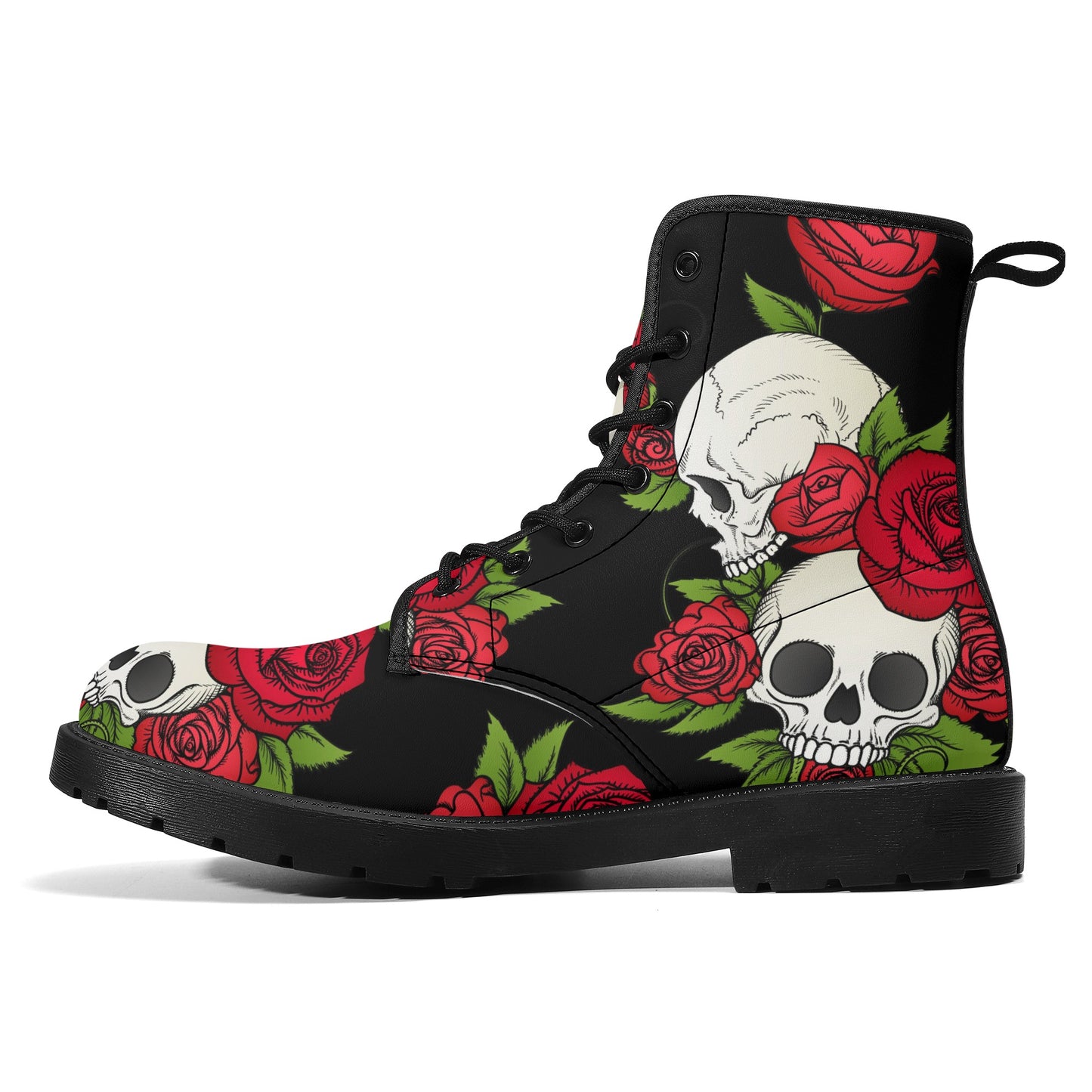 Gothic skull boots, sugar skull boots, Halloween skeleton boots, grim reaper boots