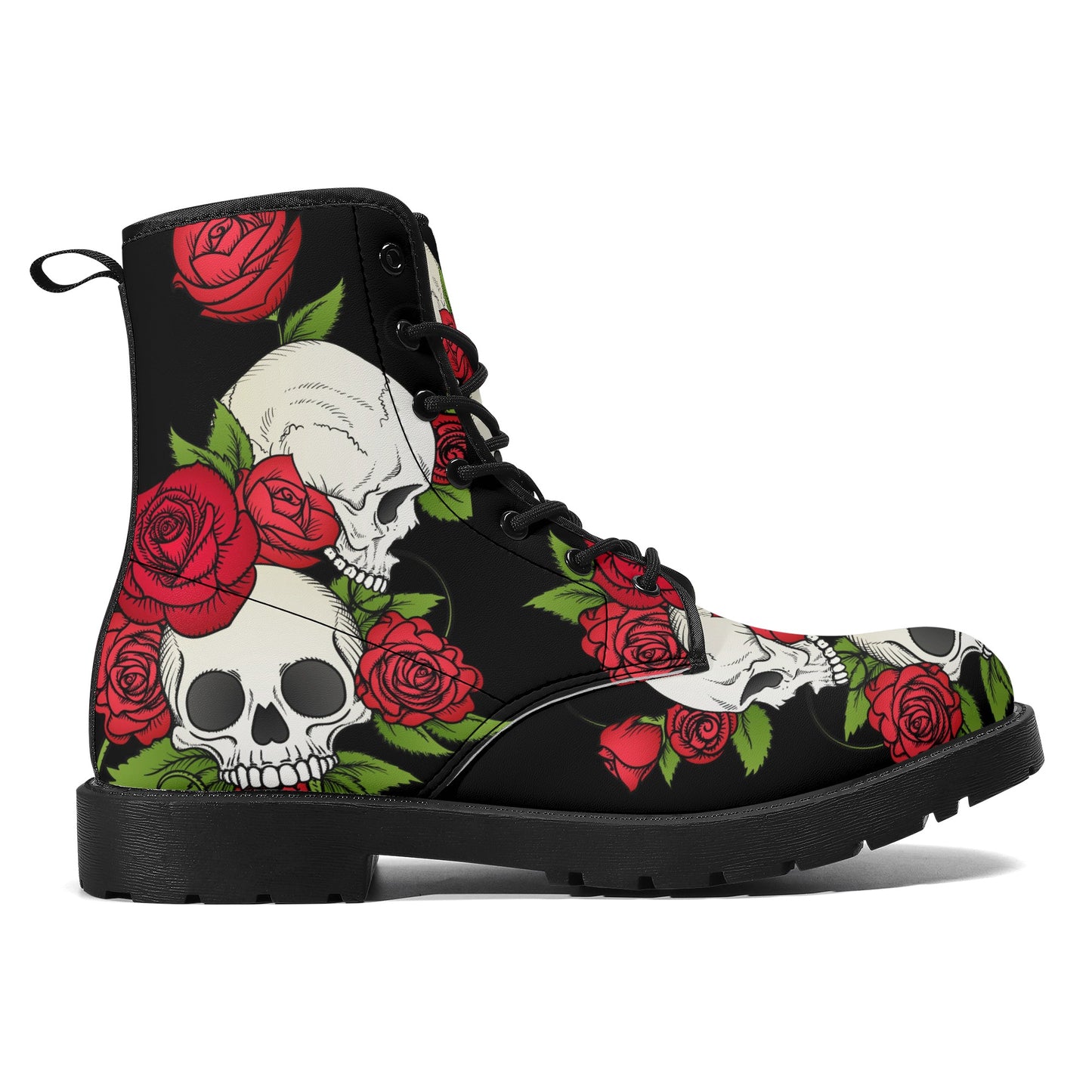 Gothic skull boots, sugar skull boots, Halloween skeleton boots, grim reaper boots