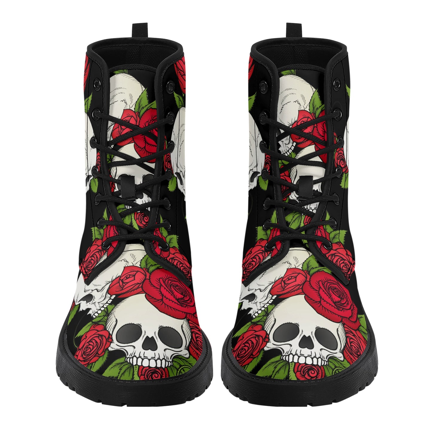 Gothic skull boots, sugar skull boots, Halloween skeleton boots, grim reaper boots