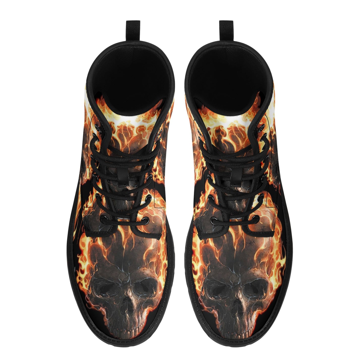 Skull boots, sugar skull boots, candy skull Halloween boots