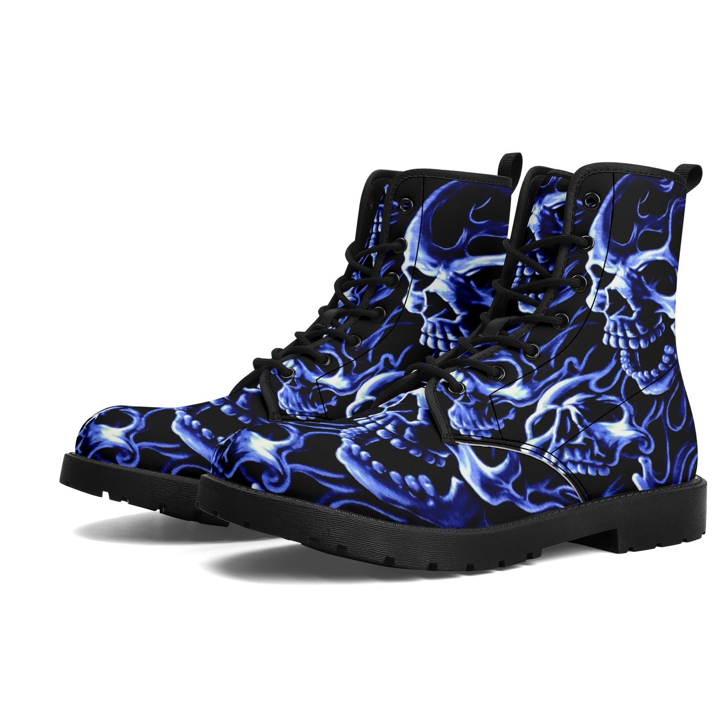 Skull boots, sugar skull boots, candy skull Halloween boots