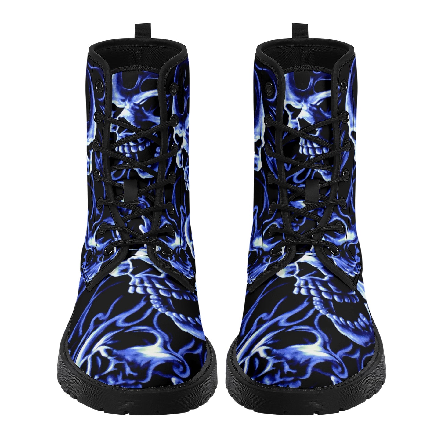 Skull boots, sugar skull boots, candy skull Halloween boots